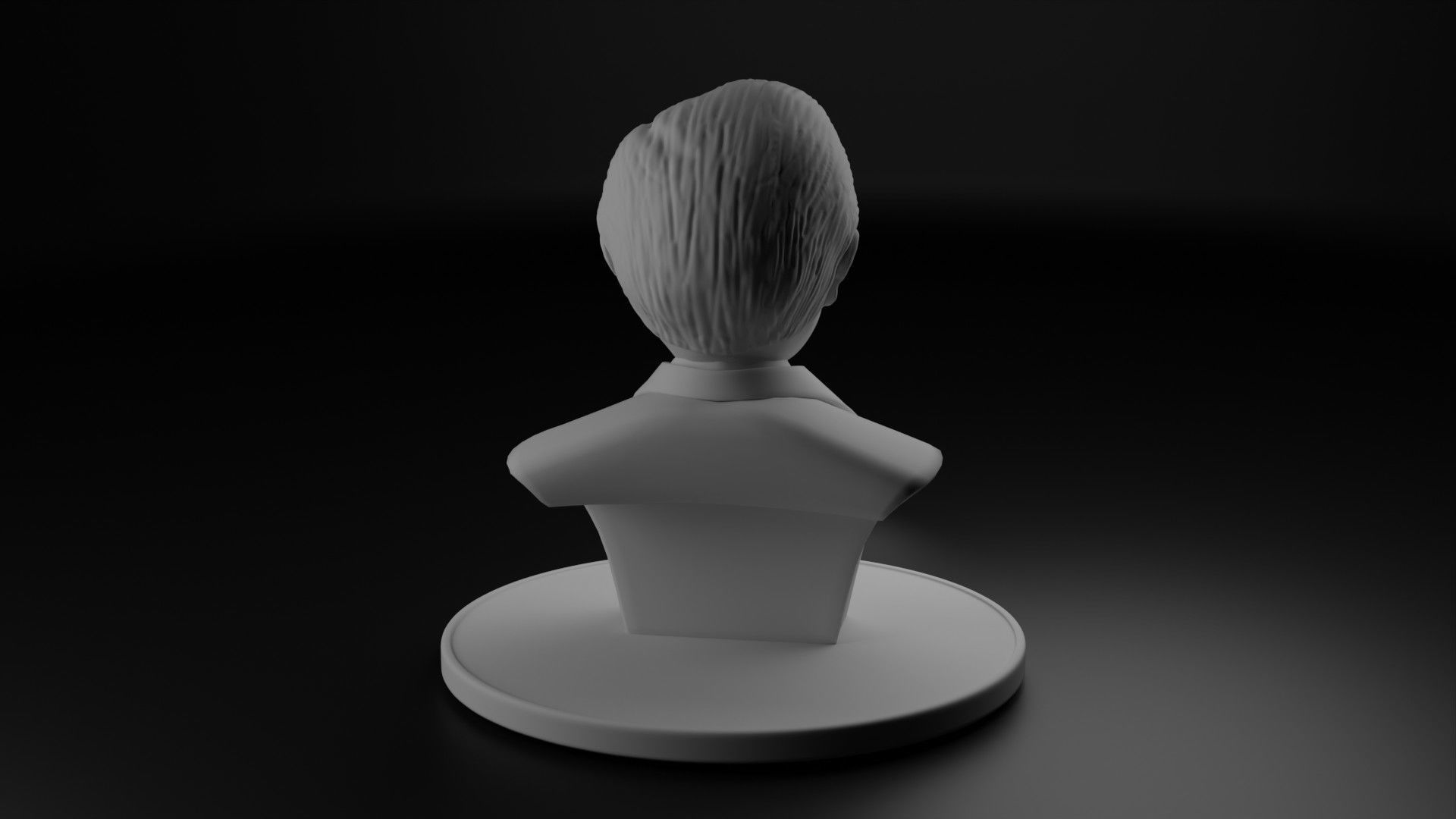 Eduard Douwes Dekker aka Multatuli 3D model_3