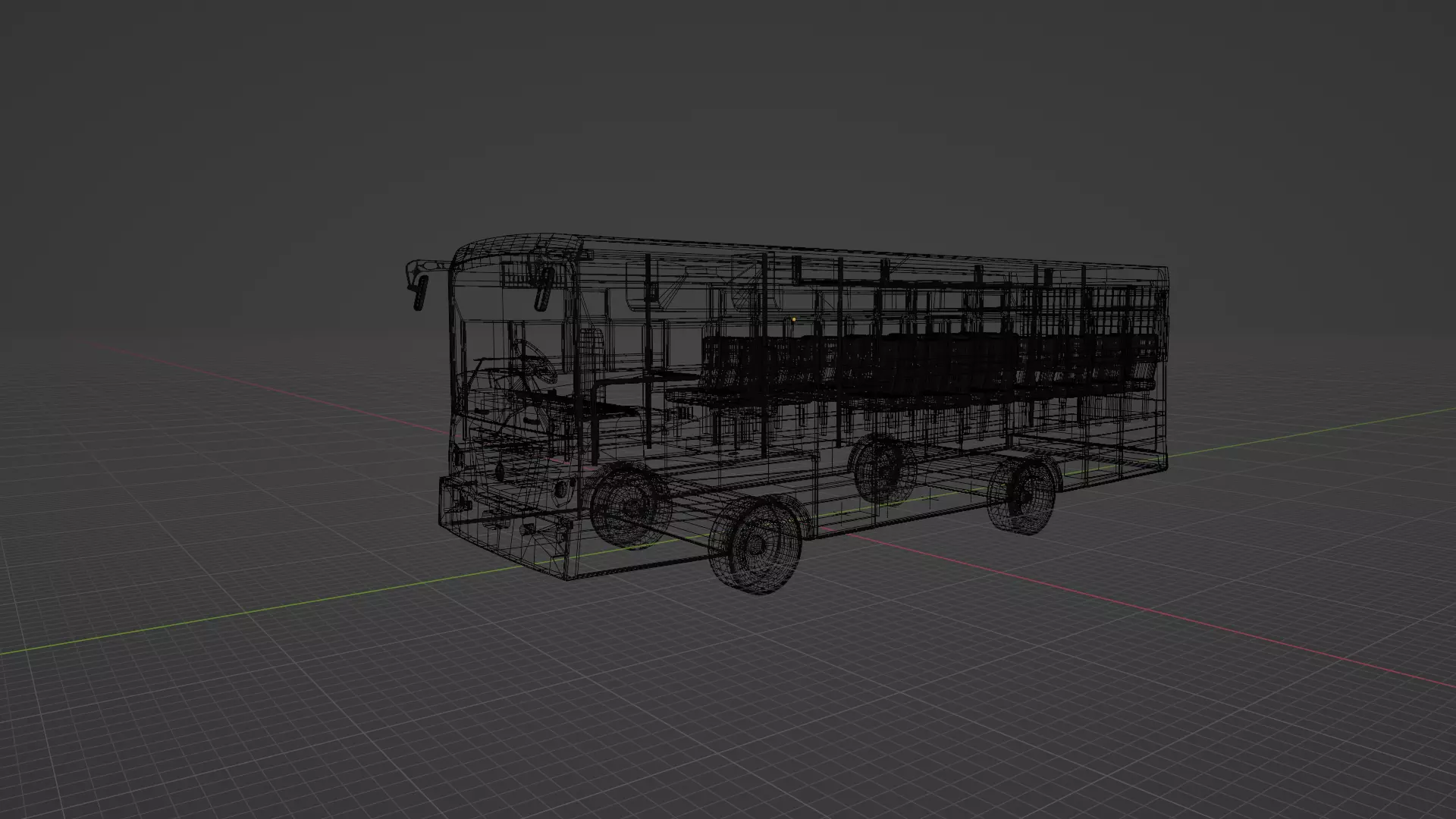 The bus 3D model