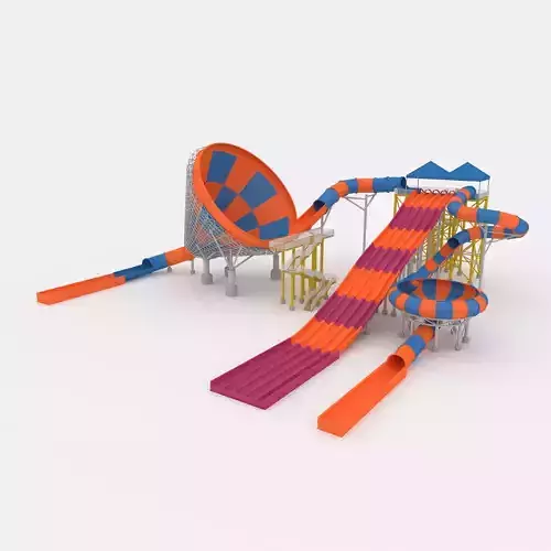 Waterpark Slide 11 3D model