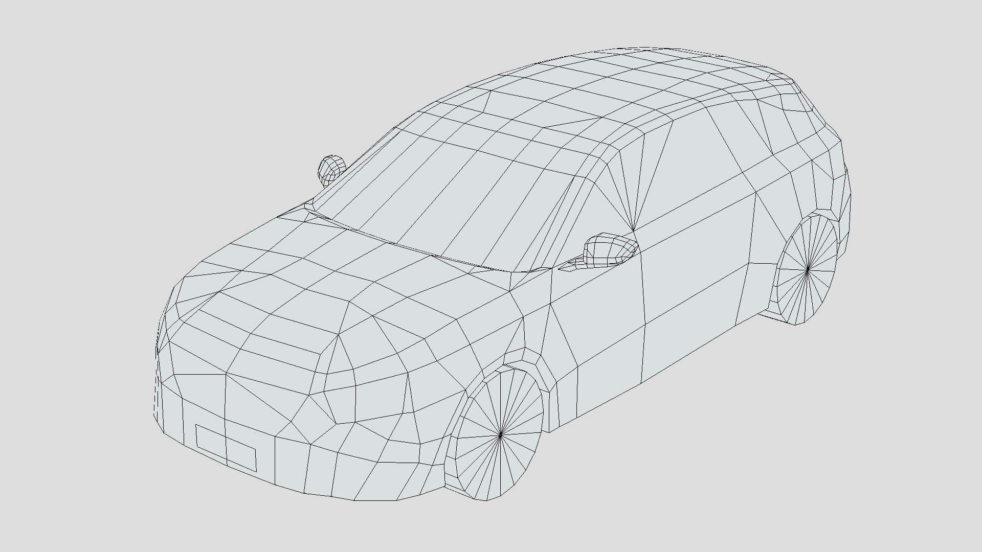 Peugeot 308 SW hybrid 2022 Low-poly 3D model_5