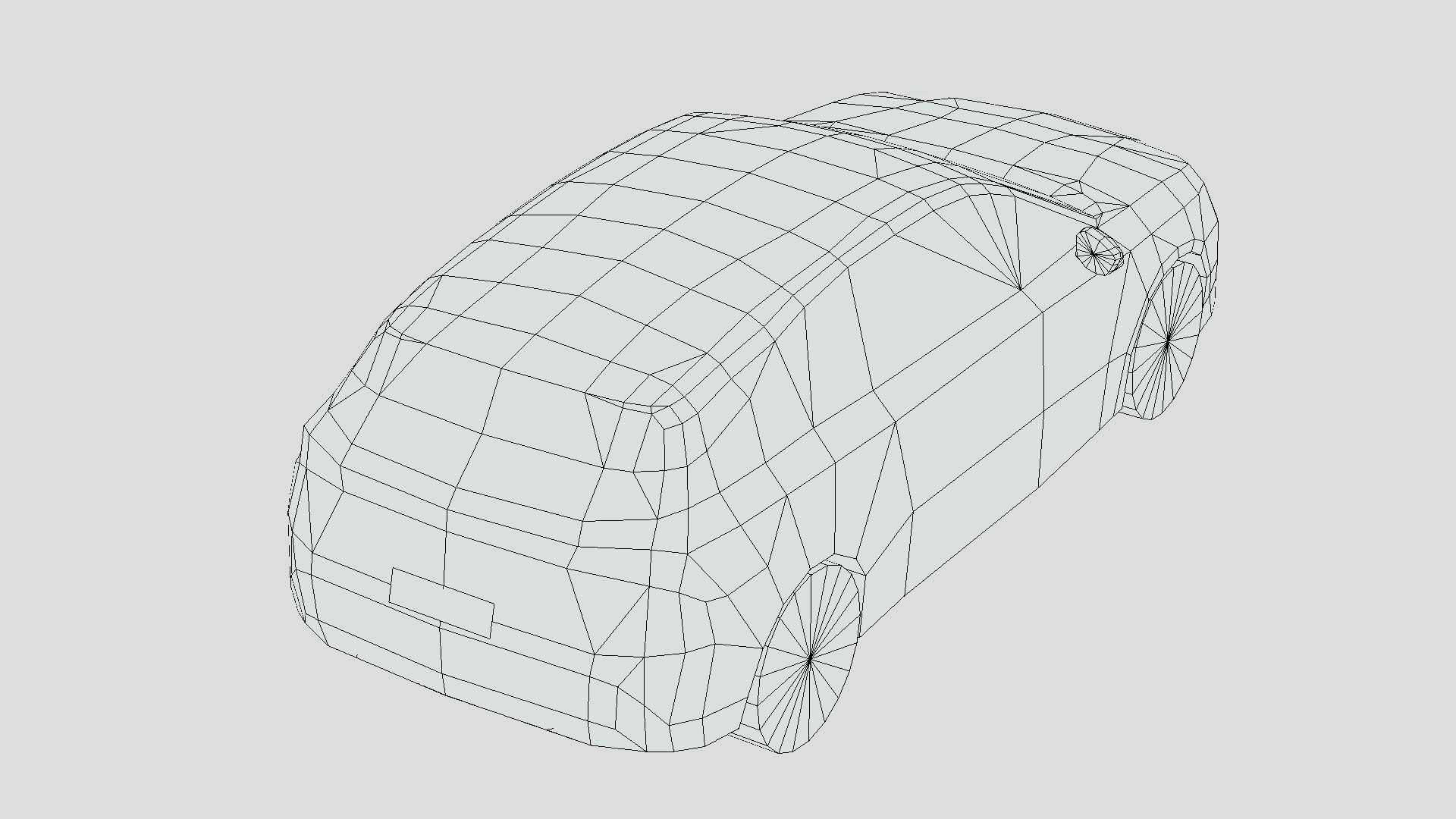 Peugeot 308 SW hybrid 2022 Low-poly 3D model_6