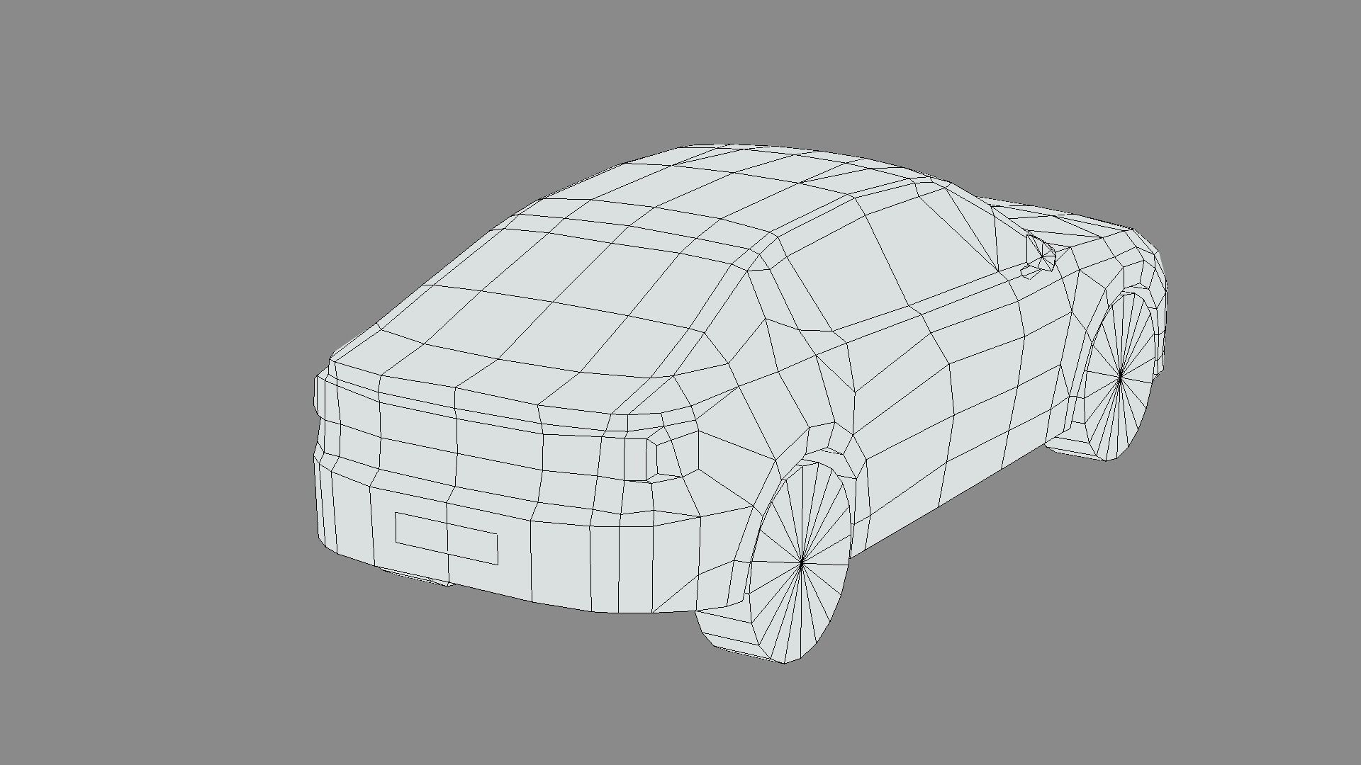 Polestar 2 2023 Low-poly 3D model_5