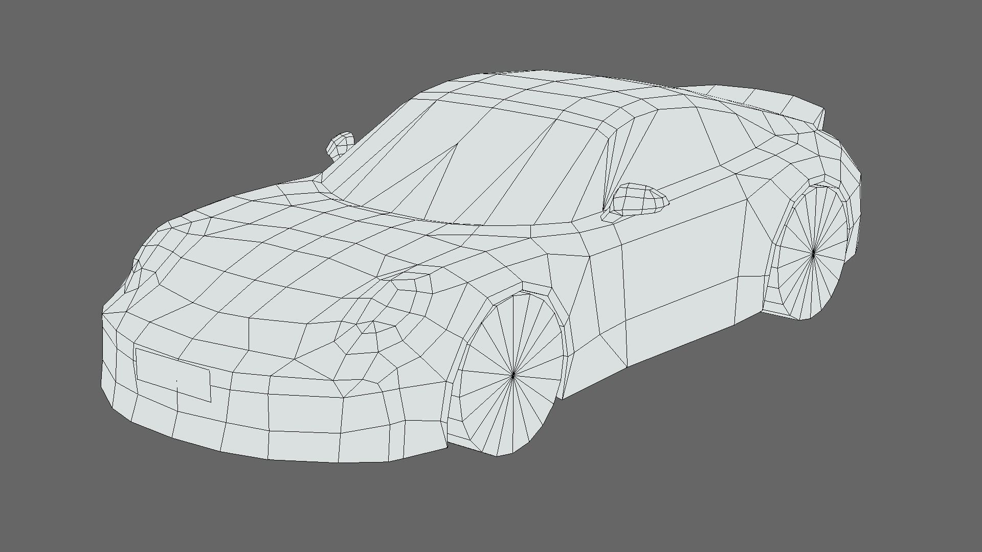 Porsche 911 Sport Classic 2023 Low-poly 3D model_5