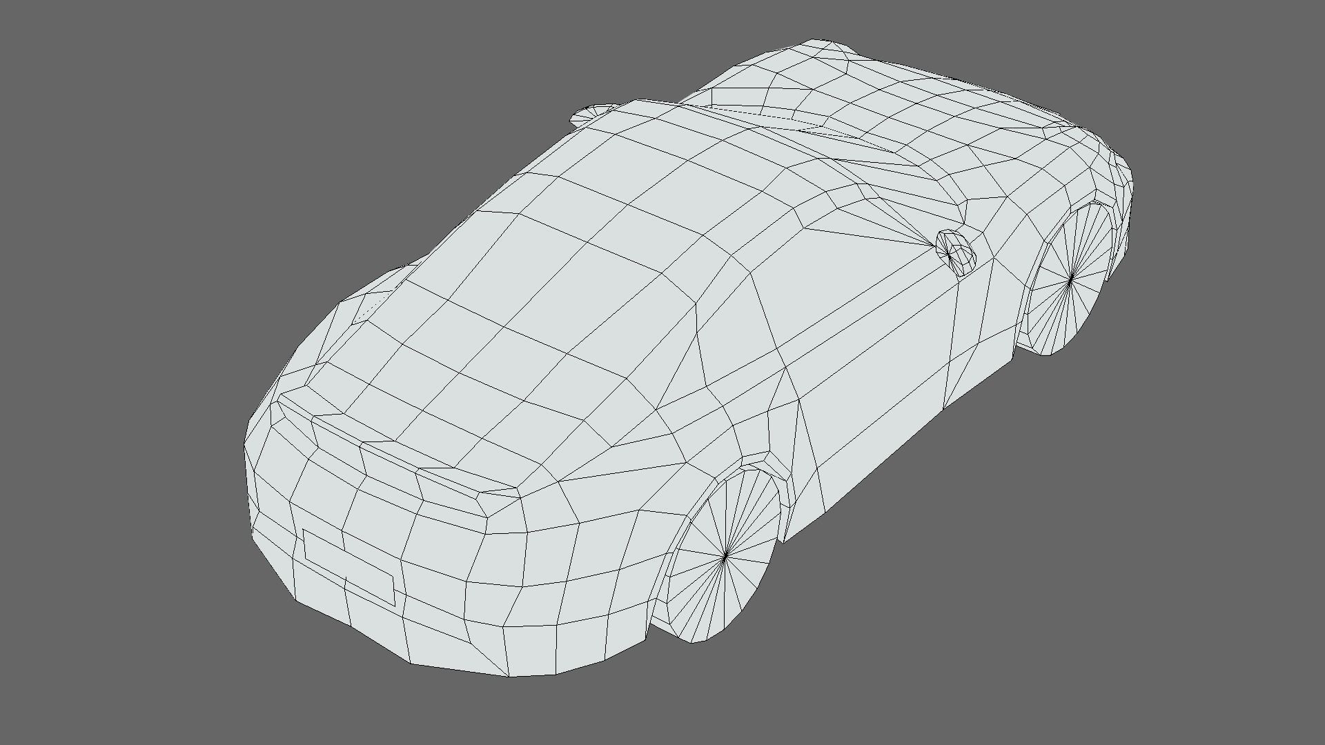 Porsche 911 Sport Classic 2023 Low-poly 3D model_6