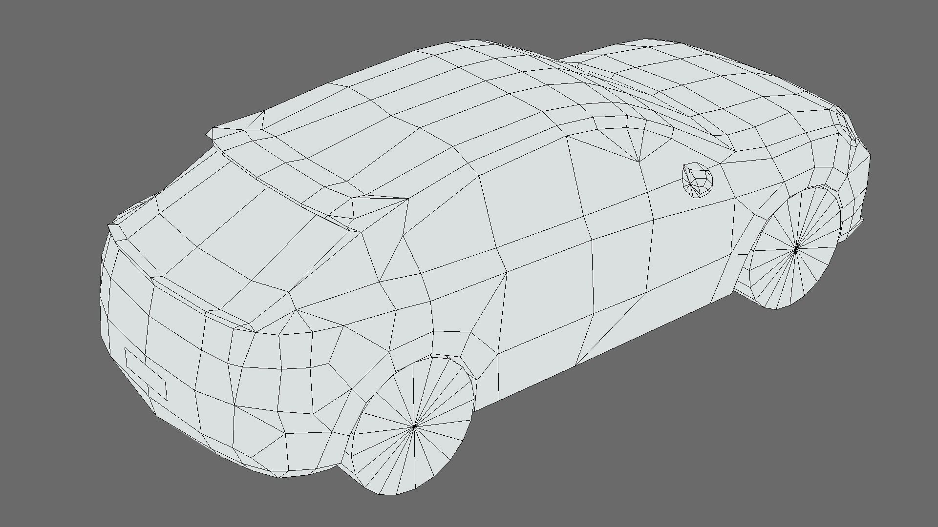 Porsche Cayenne E-Hybrid Coupe 2024 Low-poly 3D model_6