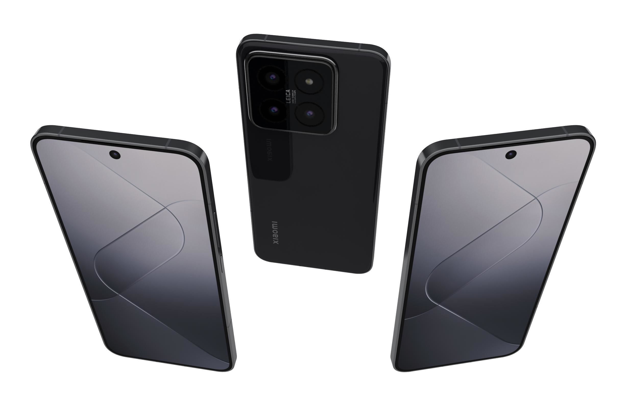 Xiaomi 14 Black 3D model_1