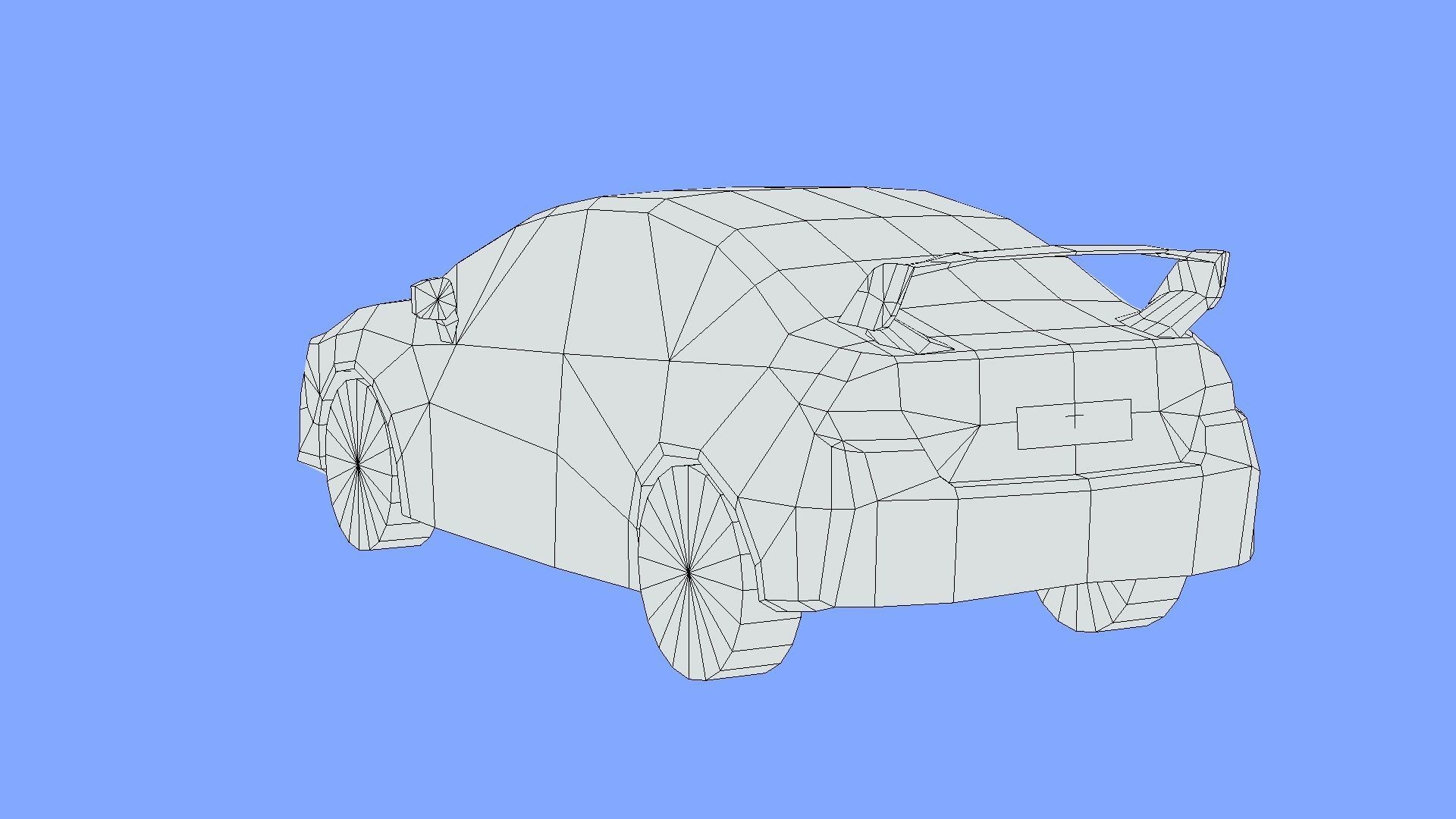 Subaru Impreza WRX STi 3D model_5