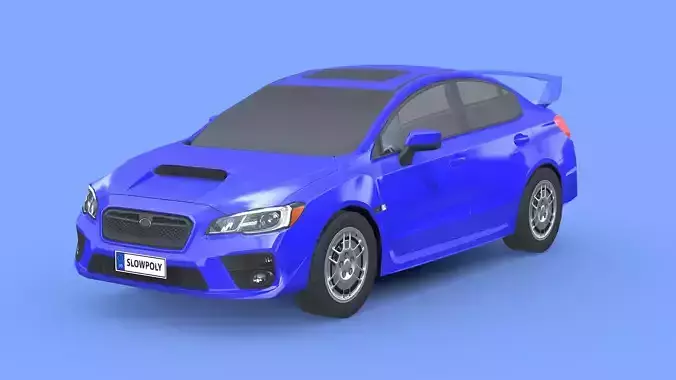 Subaru Impreza WRX STi 3D model