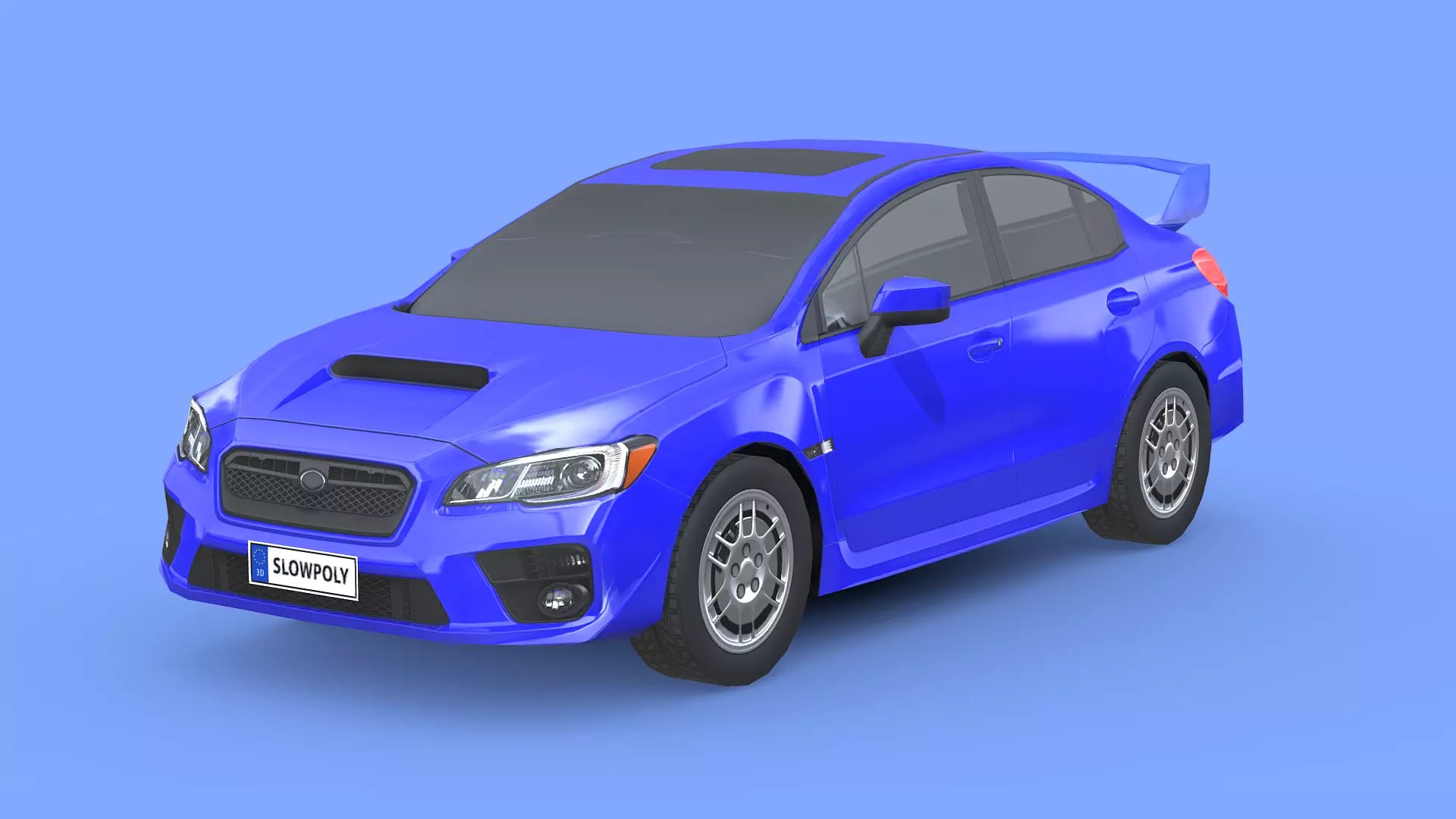 Subaru Impreza WRX STi 3D model_0