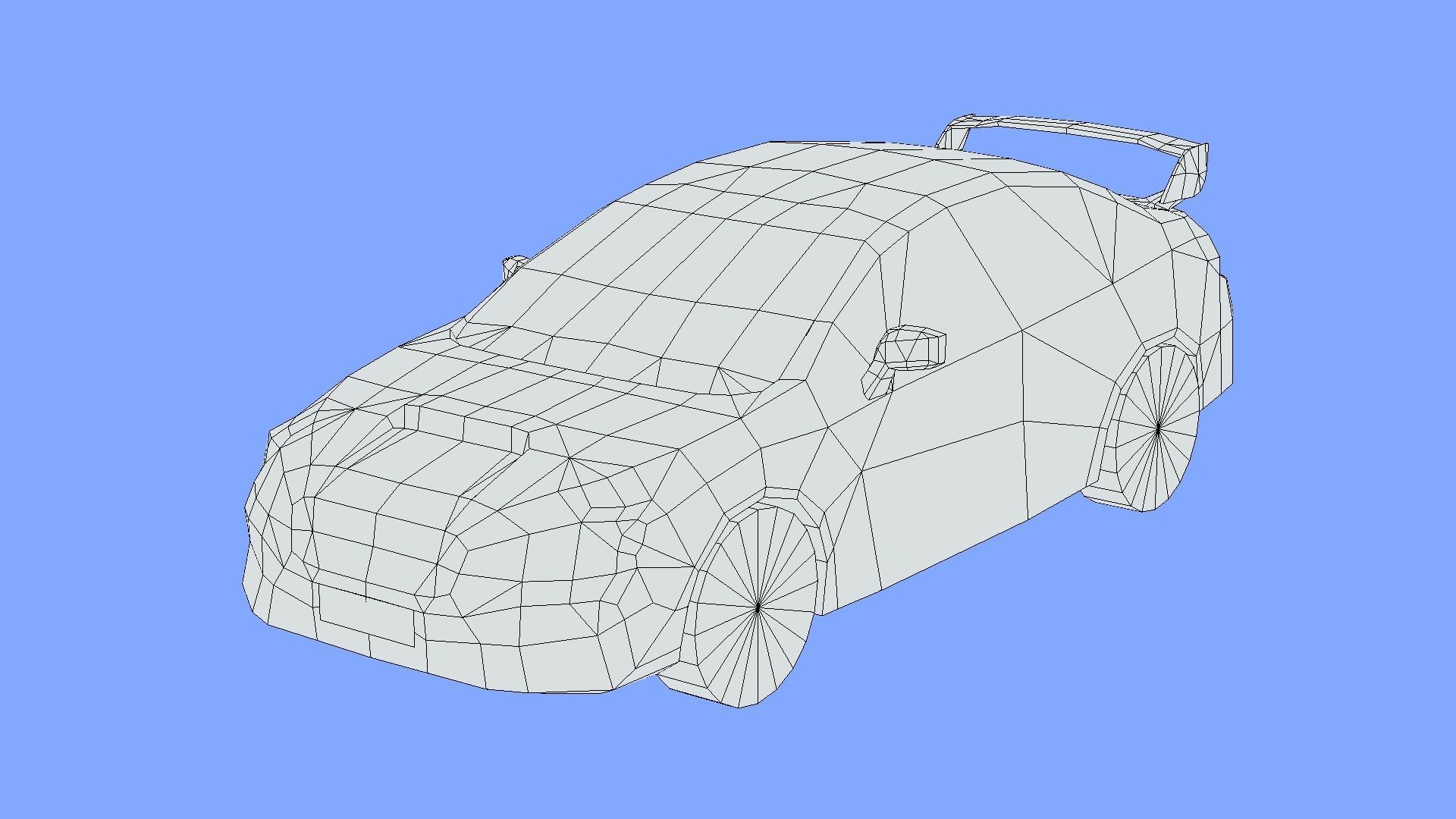 Subaru Impreza WRX STi 3D model_4