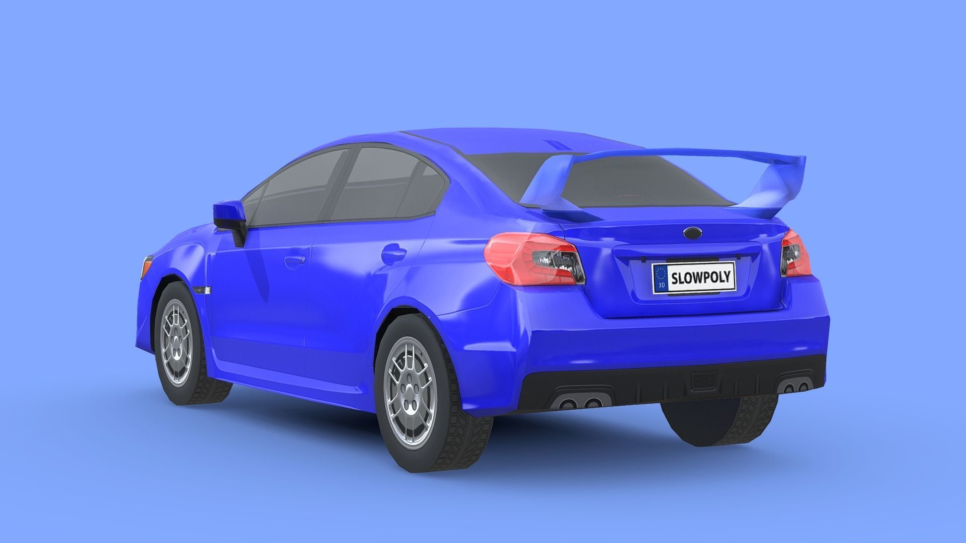 Subaru Impreza WRX STi 3D model_1