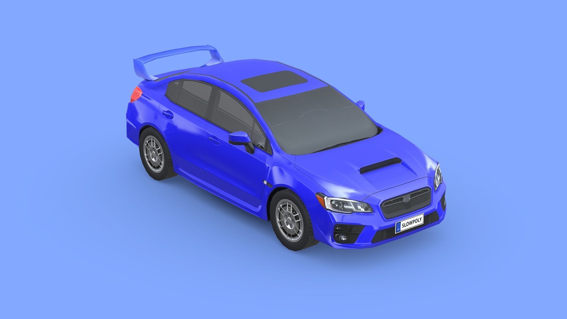 Subaru Impreza WRX STi 3D model_3