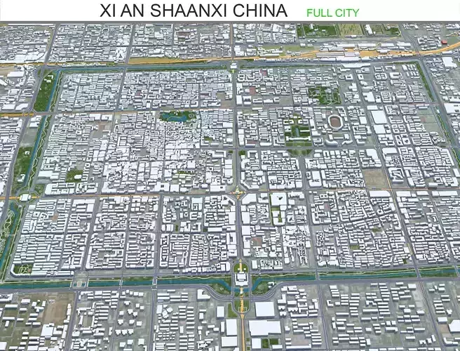 Xi An Shaanxi China 80km AI