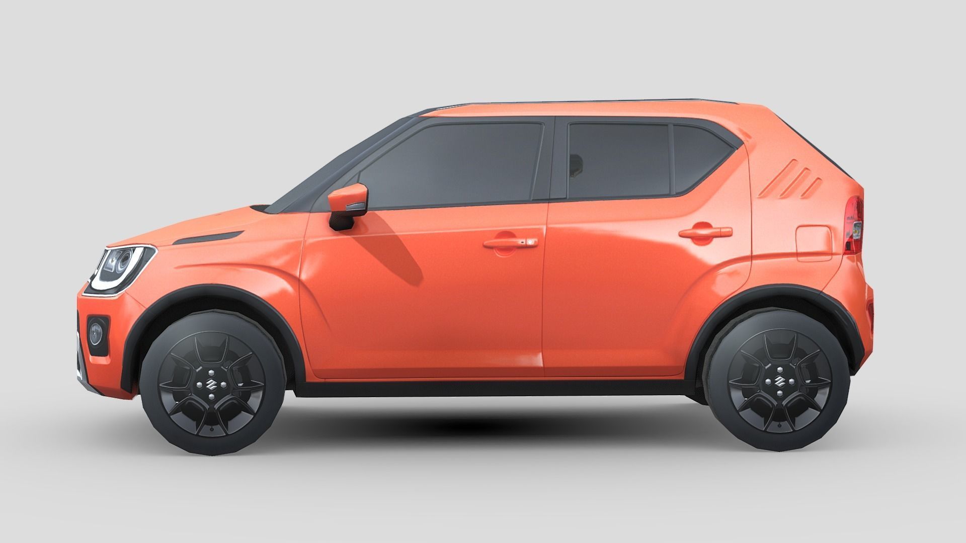 Suzuki Ignis 2021 Low-poly 3D model_2