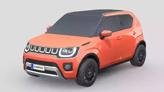 Suzuki Ignis 2021 Low-poly 3D model