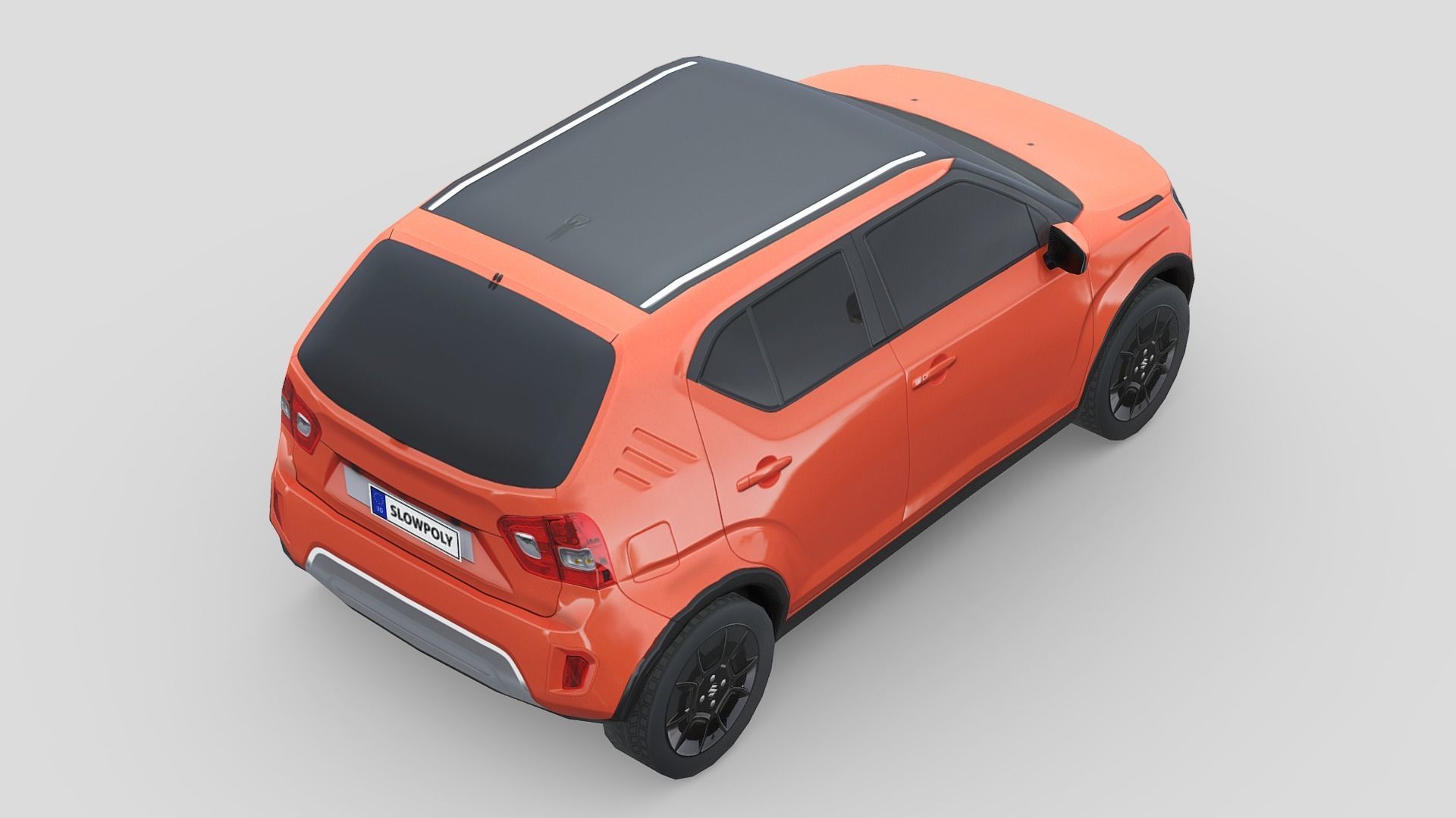 Suzuki Ignis 2021 Low-poly 3D model_4