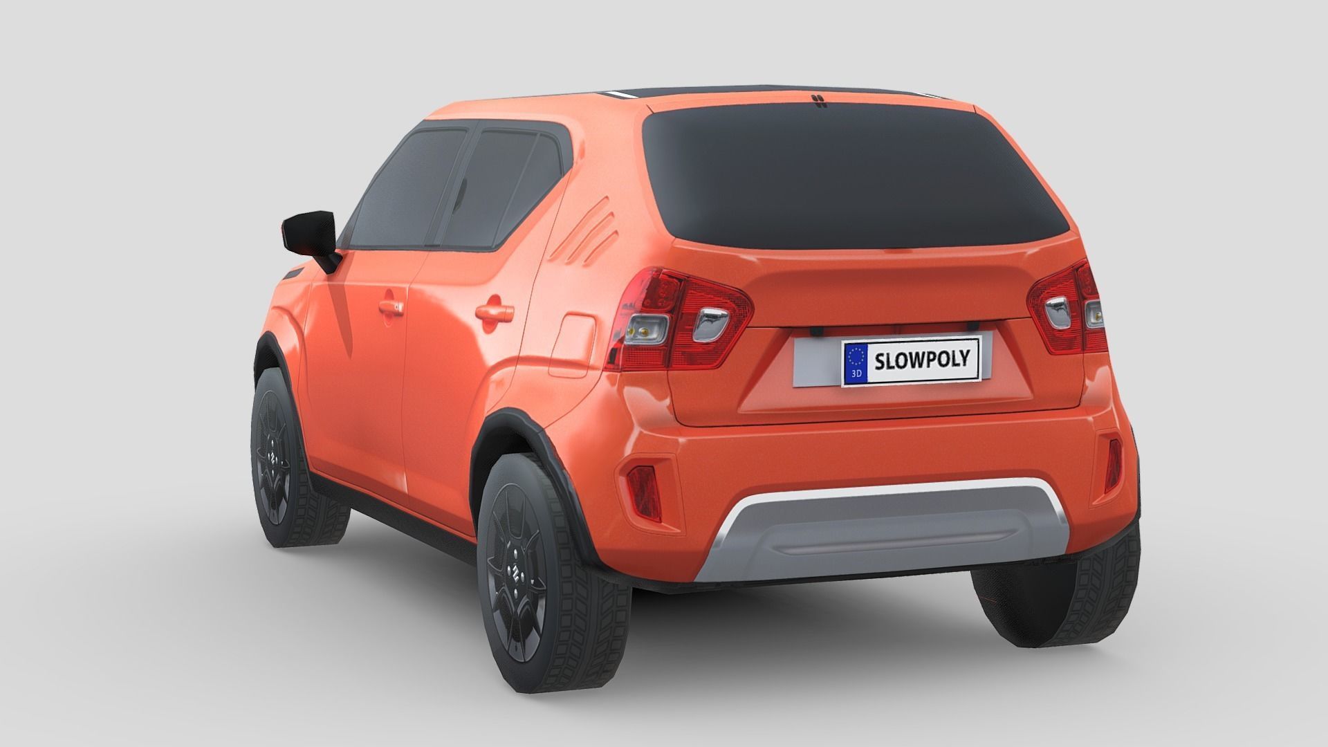 Suzuki Ignis 2021 Low-poly 3D model_1