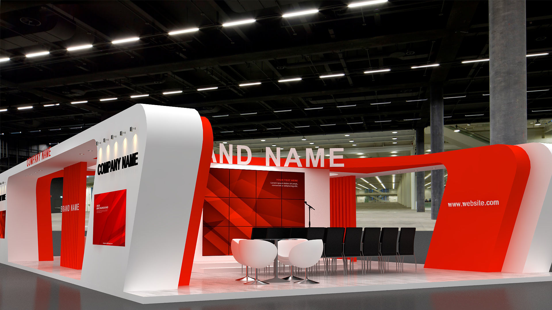 exhibition 3d 3D model_6