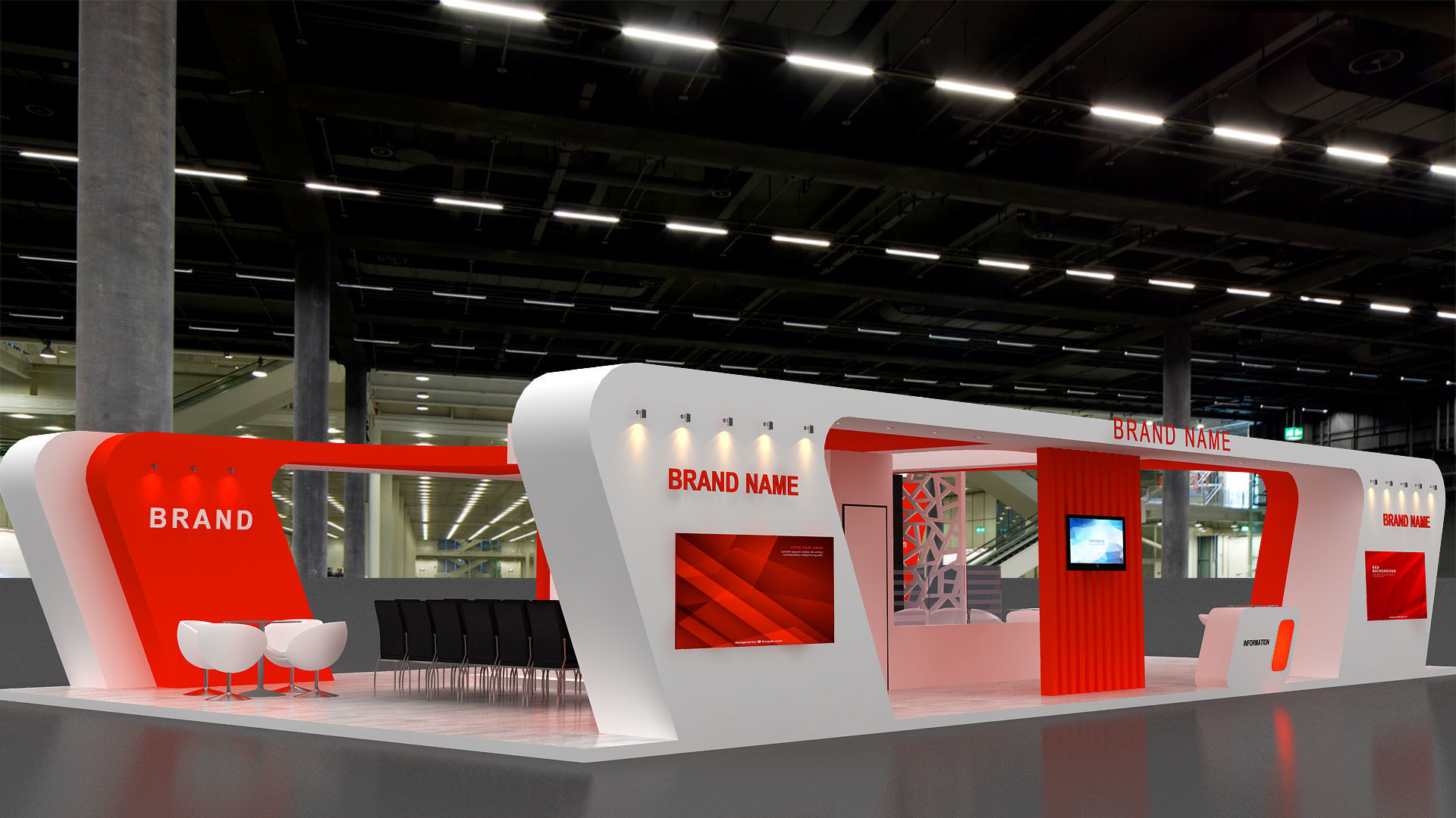 exhibition 3d 3D model_4