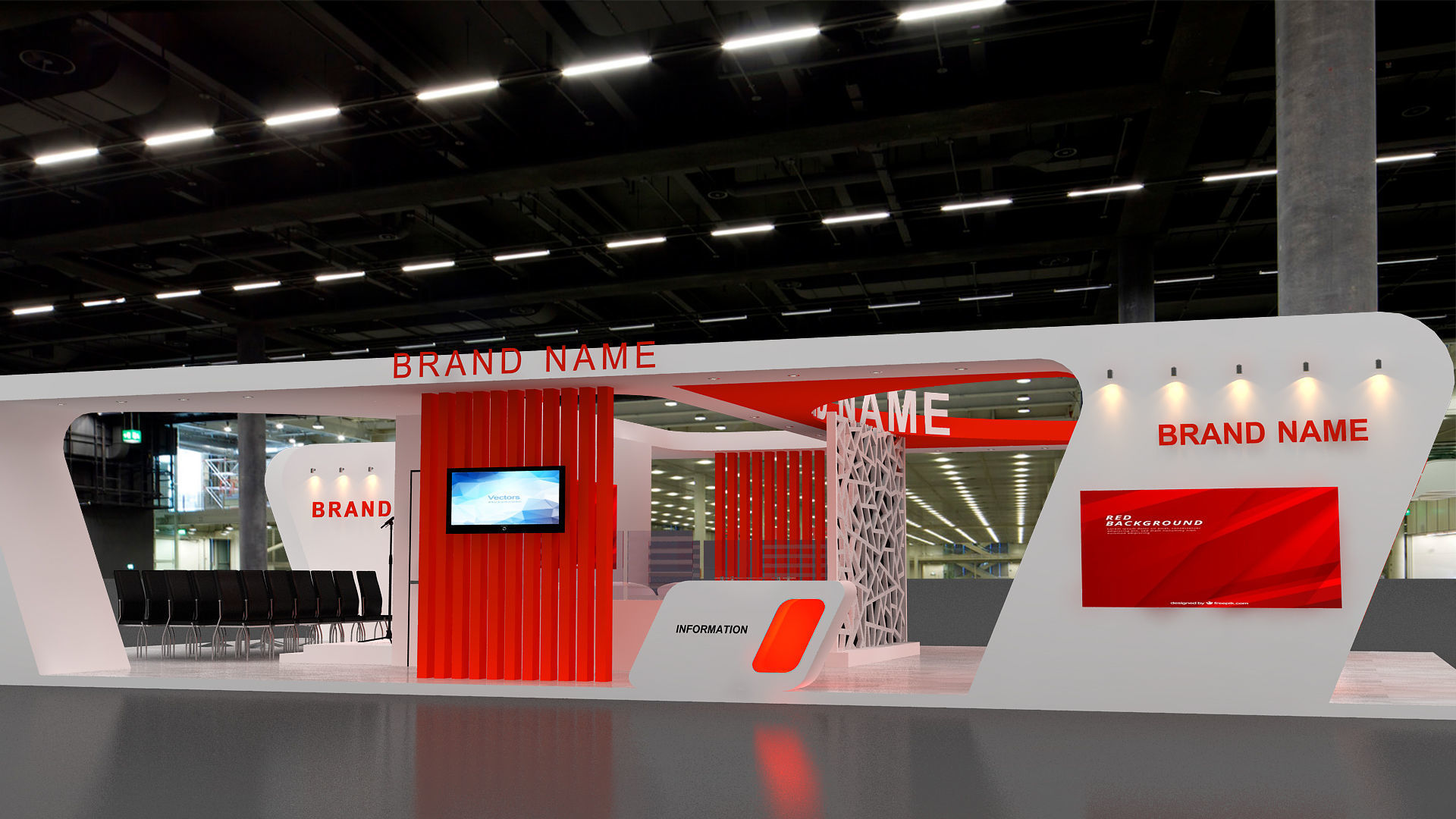 exhibition 3d 3D model_3