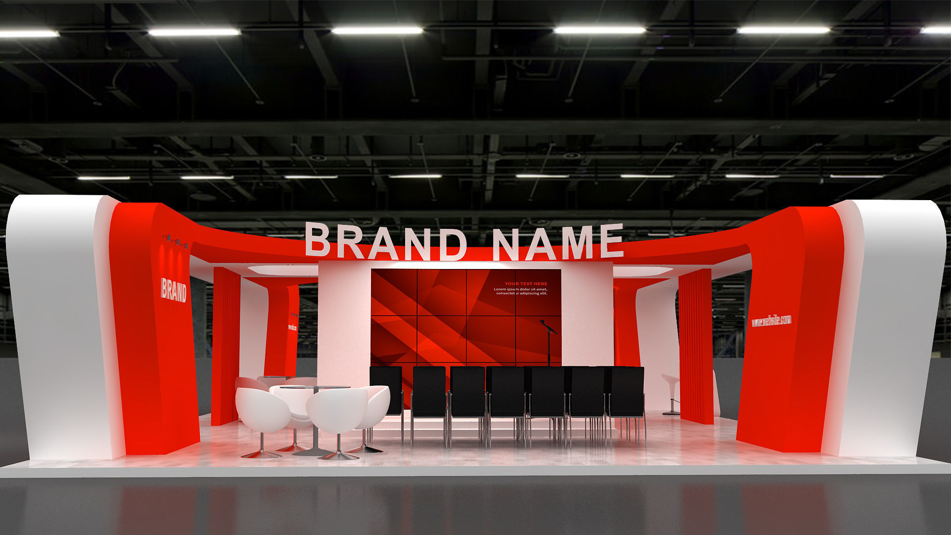 exhibition 3d 3D model_5