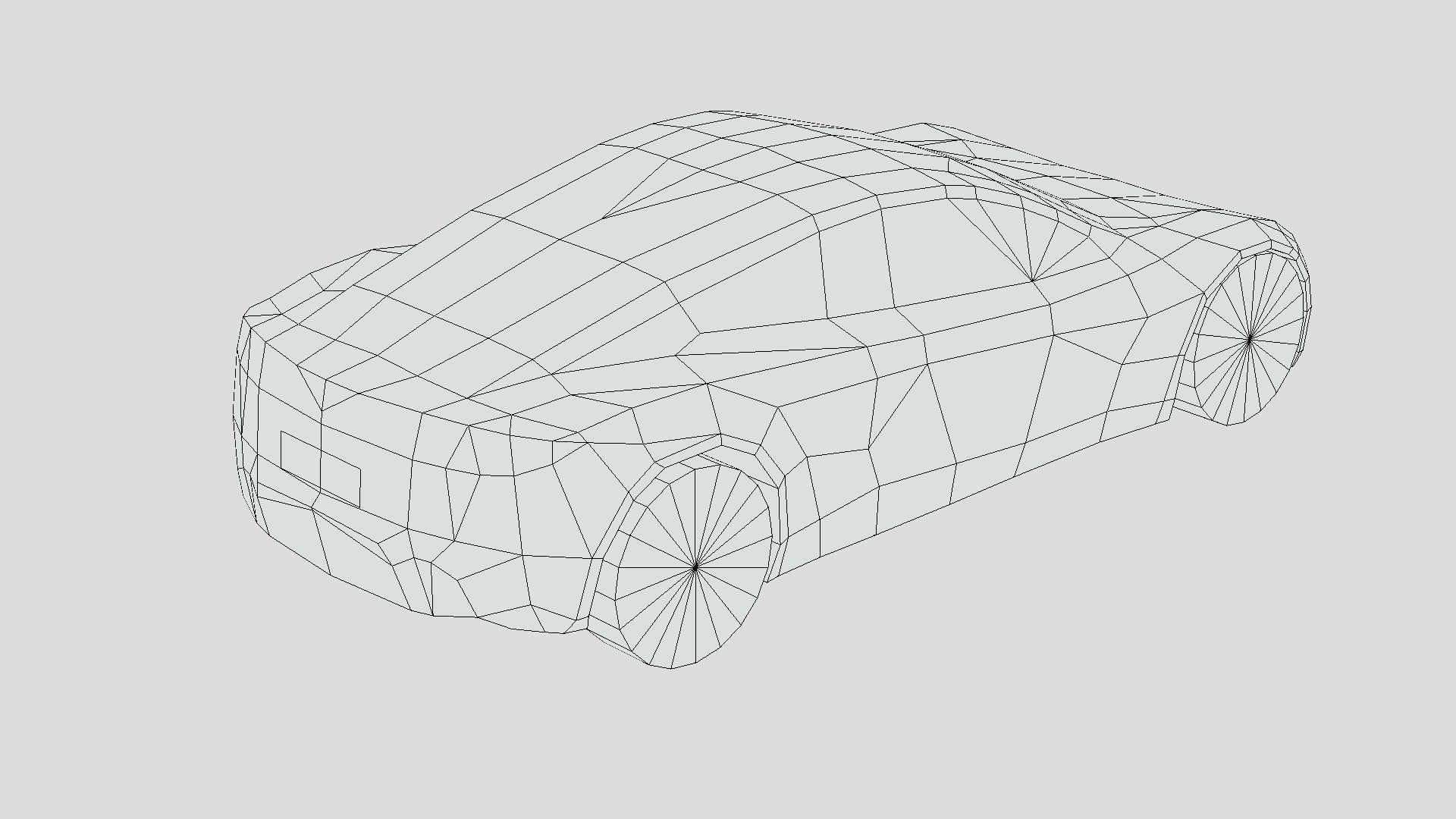 Tesla Roadster 2020 Low-poly 3D model_6