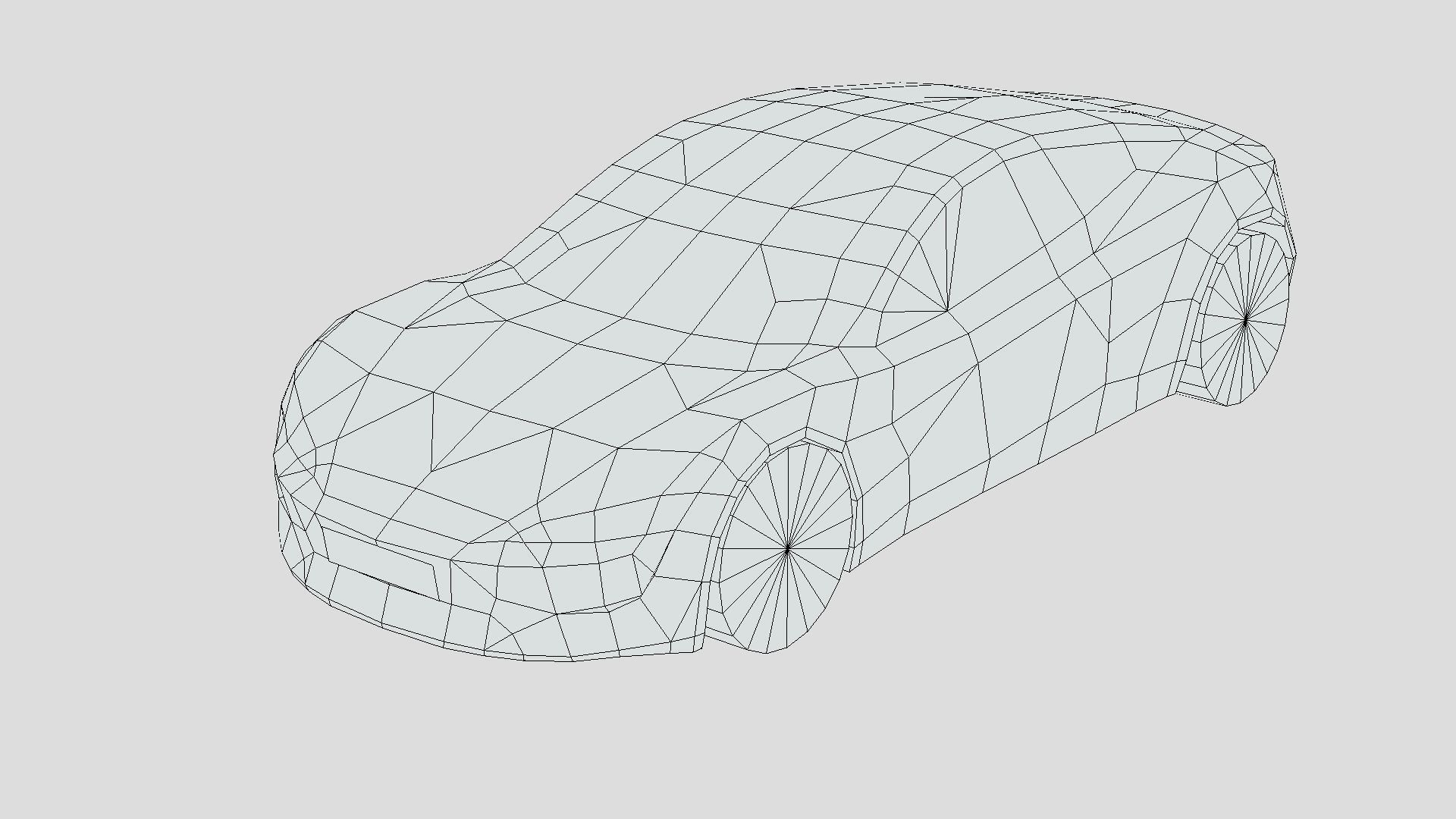 Tesla Roadster 2020 Low-poly 3D model_5