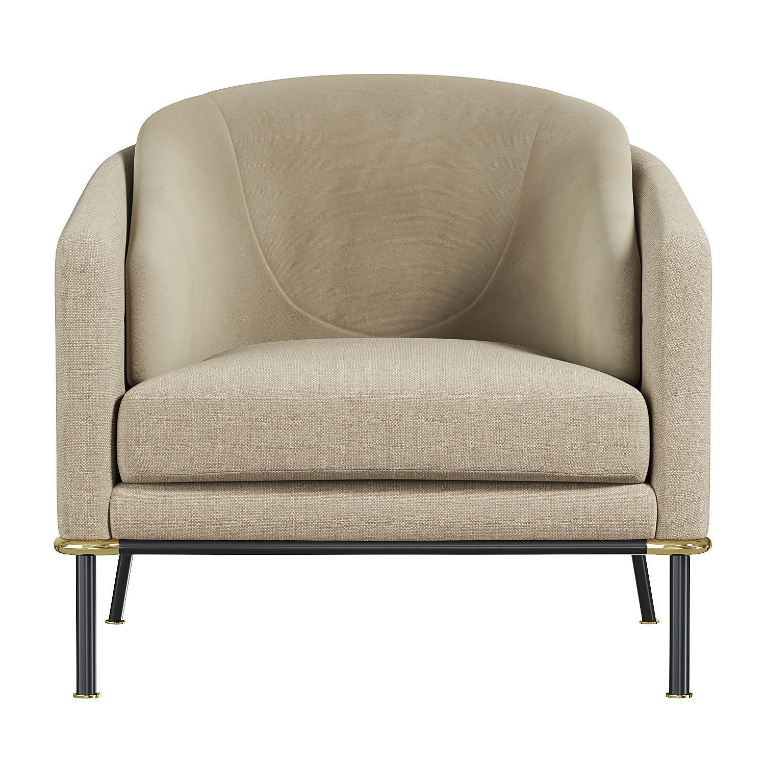  Fil Noir By Minotti 3D model_1