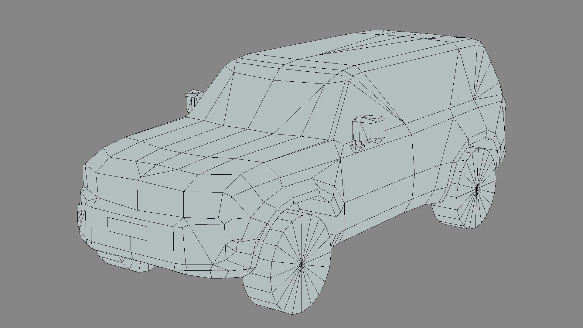 Toyota Land Cruiser 250 Prado 2024 Low-poly 3D model_5