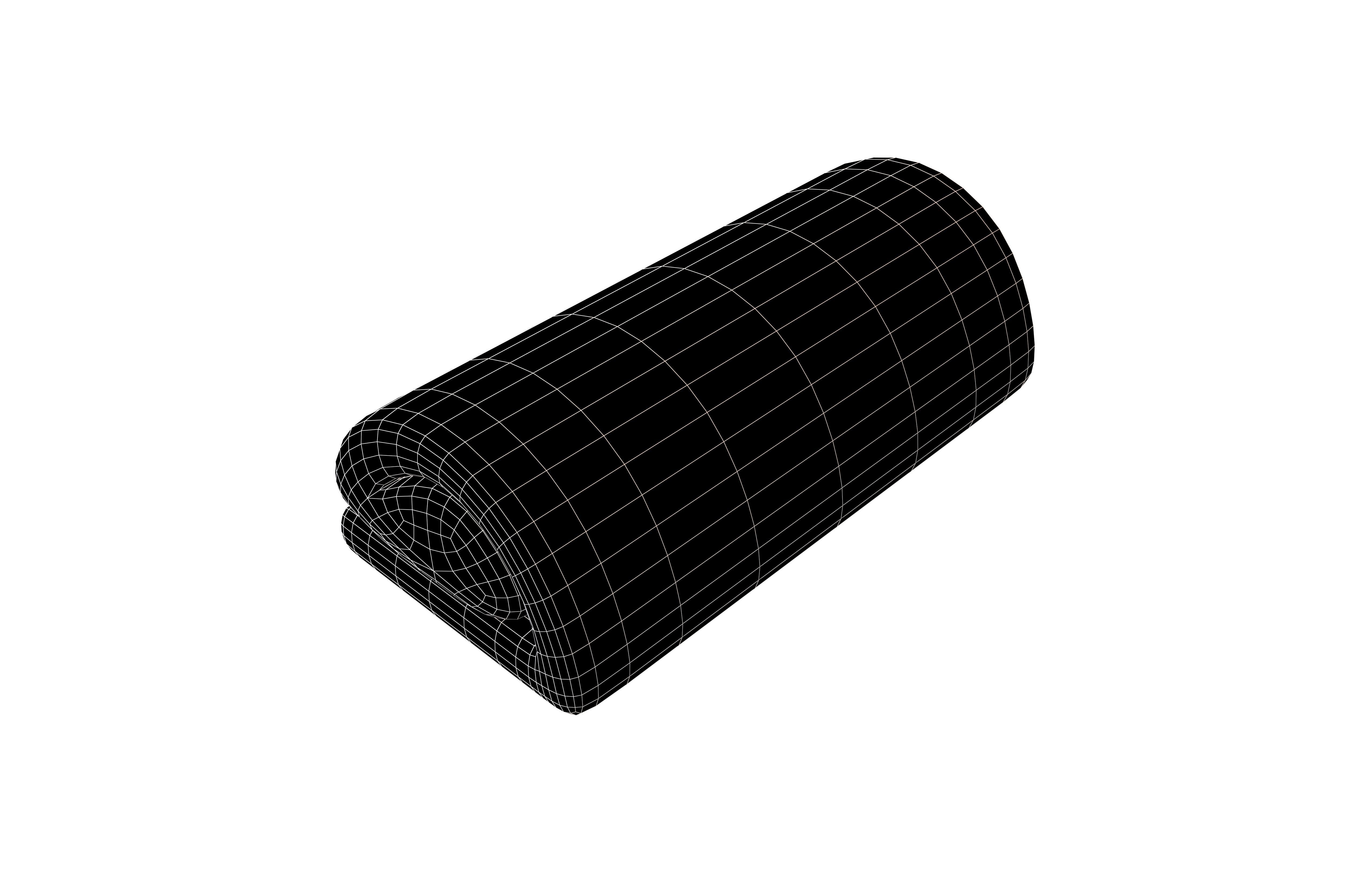 Dadar Gulung v1 002 Low-poly 3D model_5