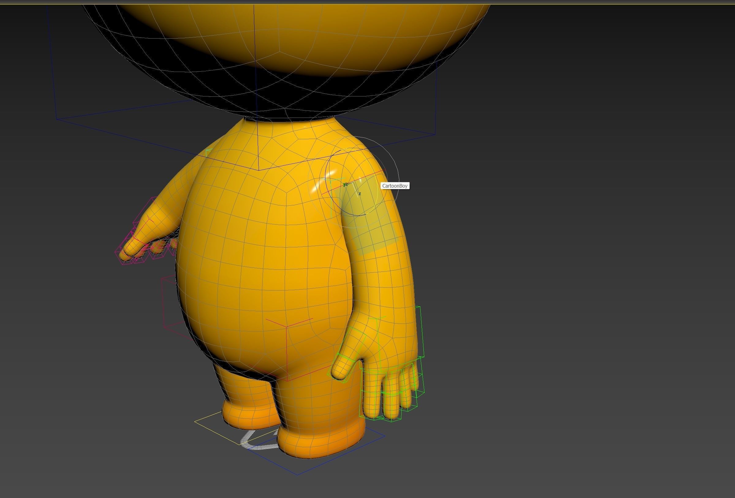 Karton Rigged Character268 Rigged Cartoon Boy 3D model rigged | CGTrader
