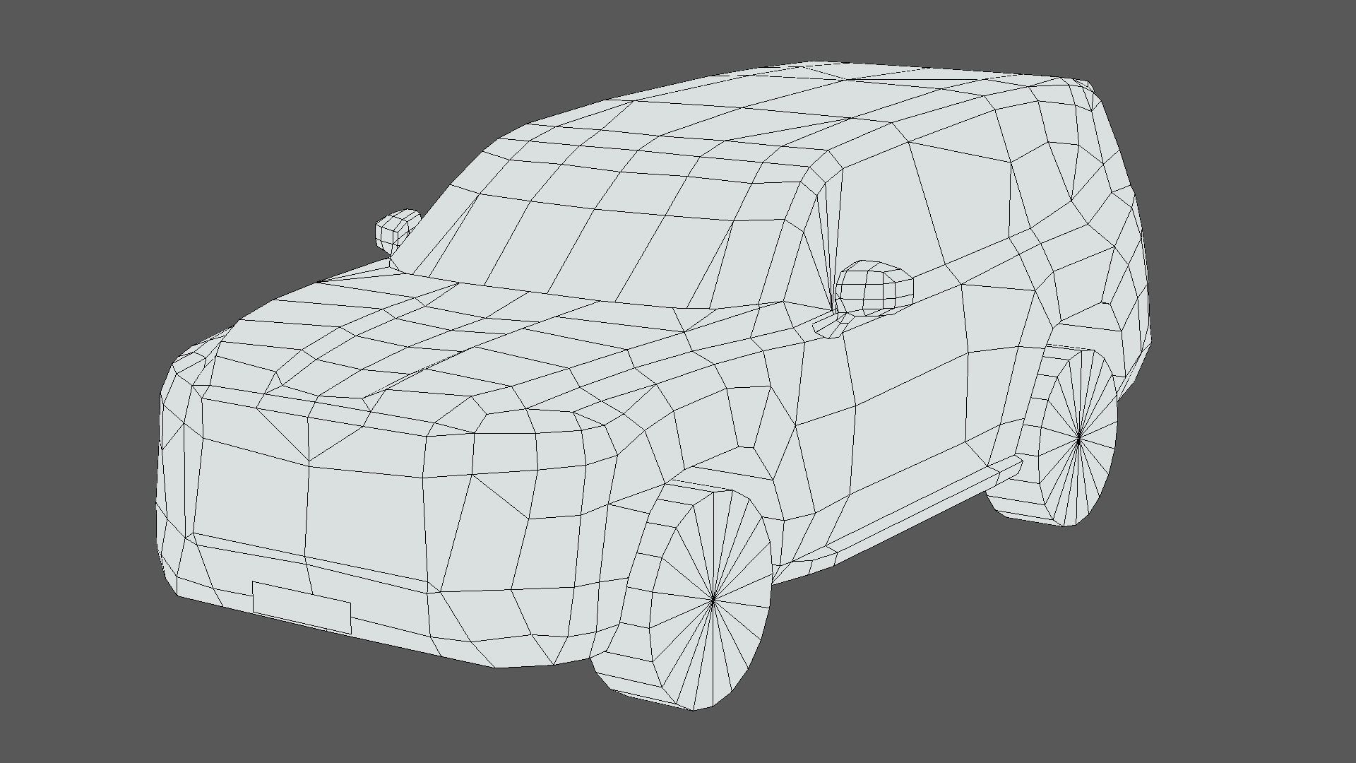 Toyota Land Cruiser 300 Low-poly 3D model_5