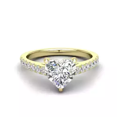 Engagement ring Jenna heart