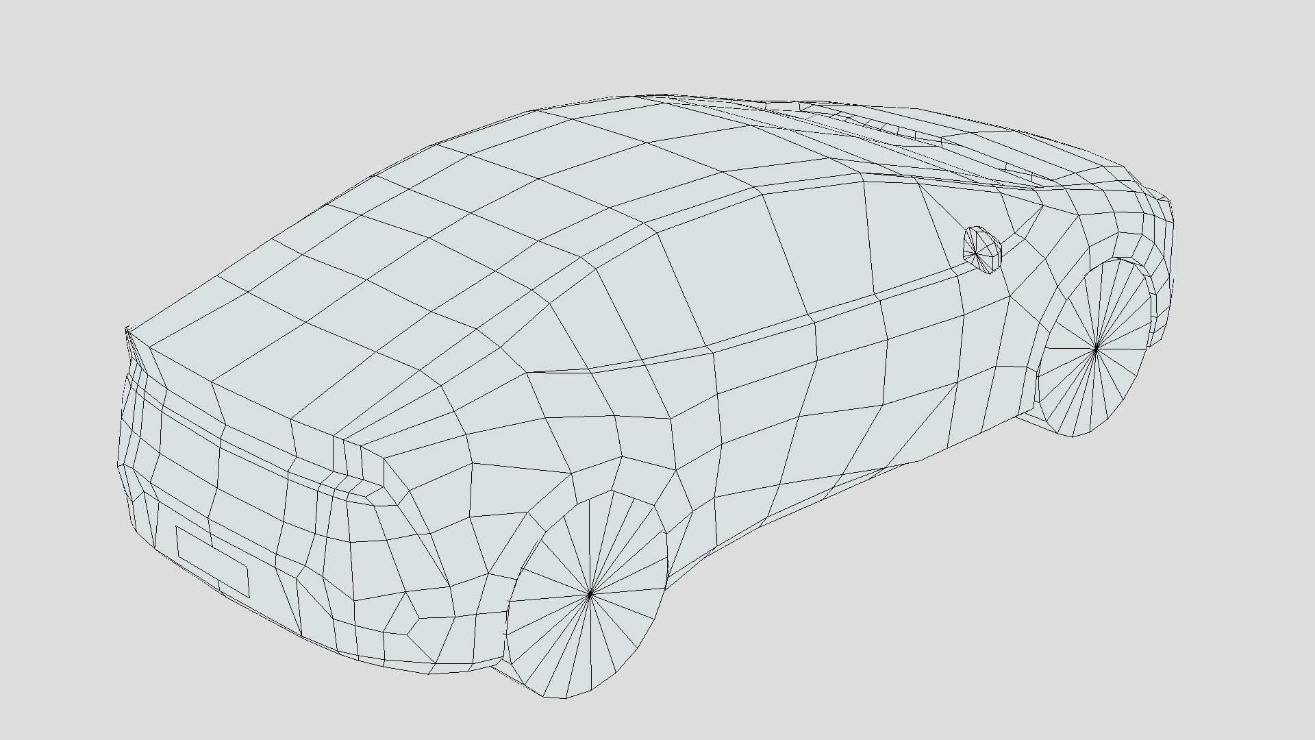 Toyota Prius 2023 Low-poly 3D model_6