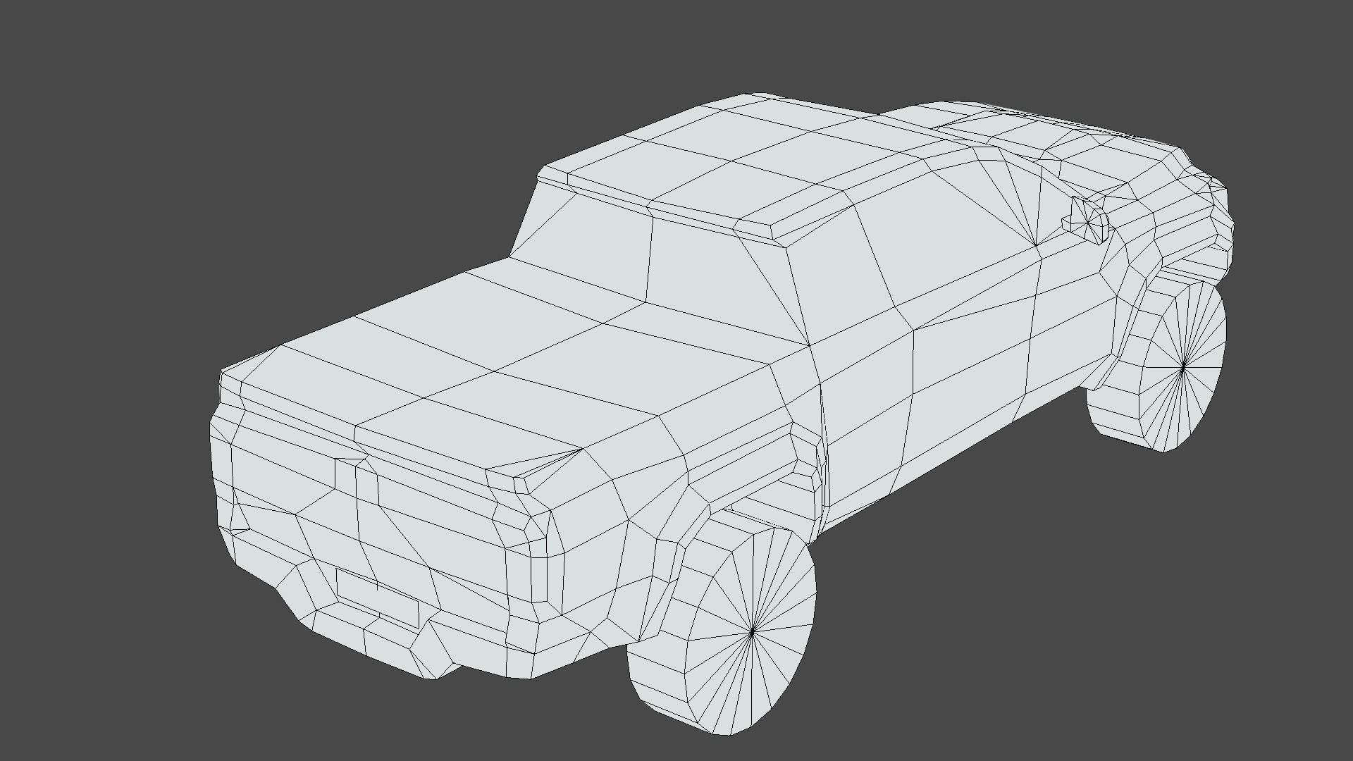 Toyota Tacoma 2024 Low-poly 3D model_5