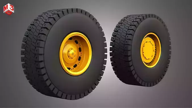 Water Truck 777 Wheels and Tires