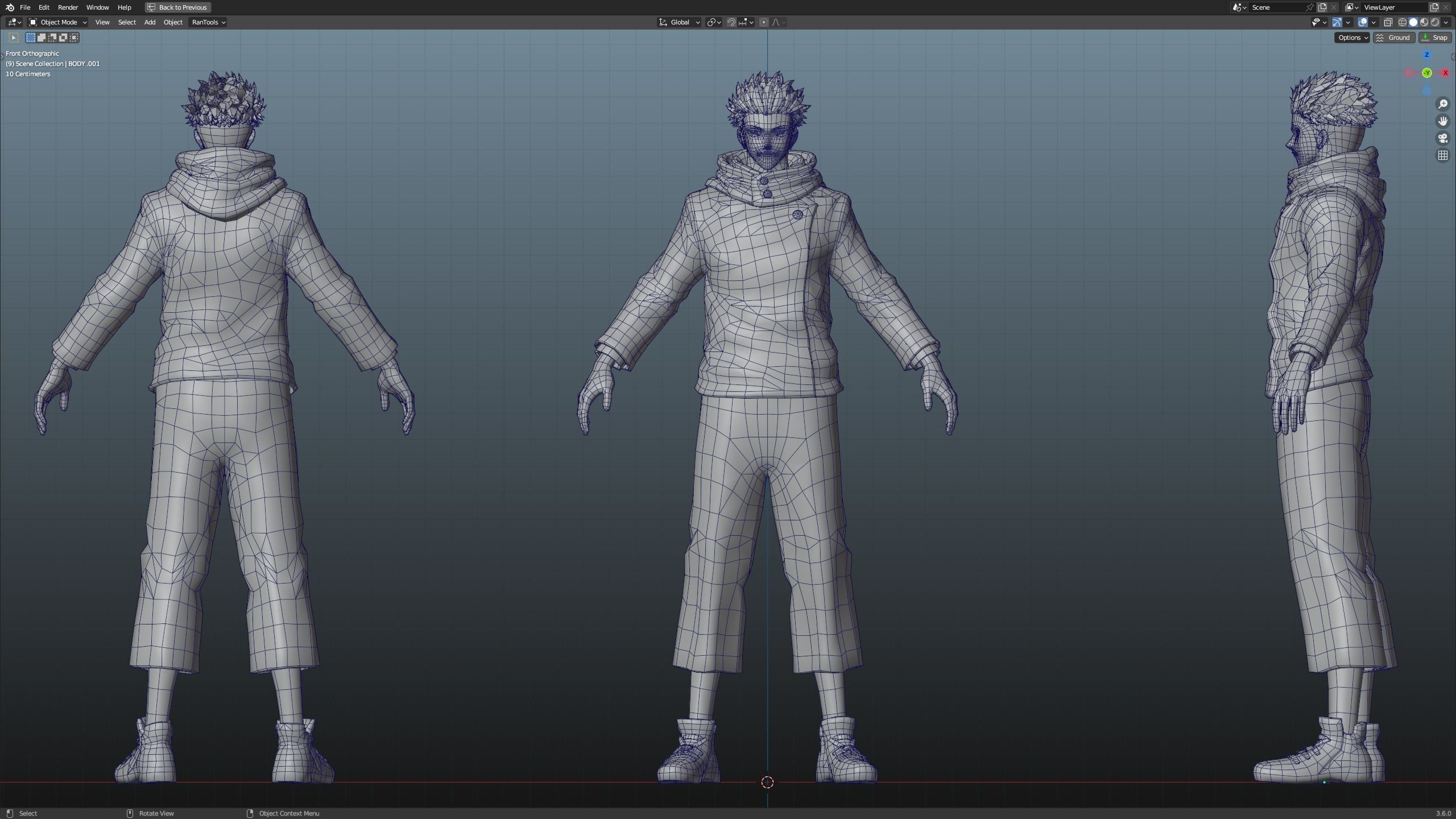 Ryomen Sukuna Low-poly 3D model_5