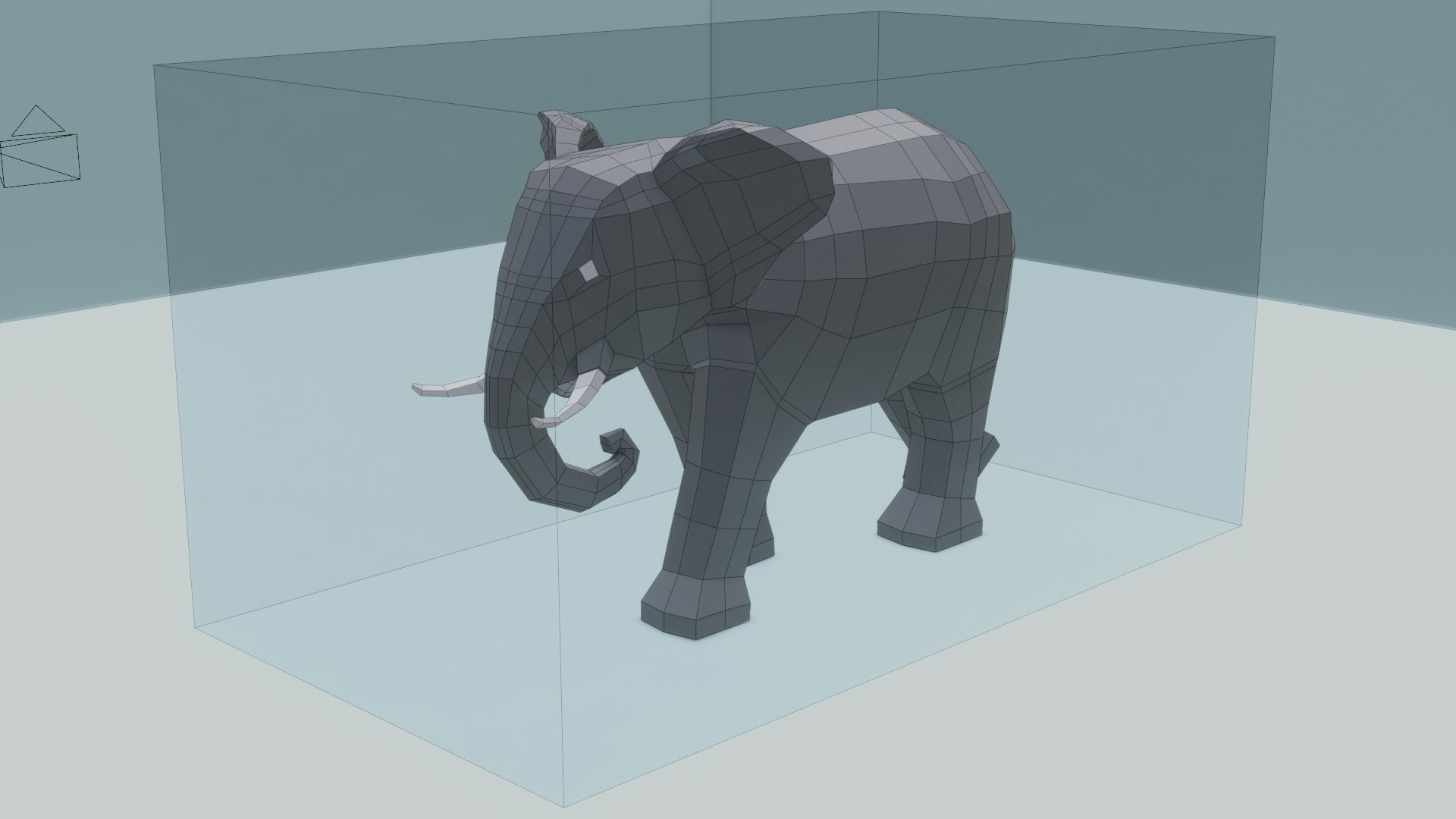 3D Low Poly Elephant Model Free low-poly 3D model_7