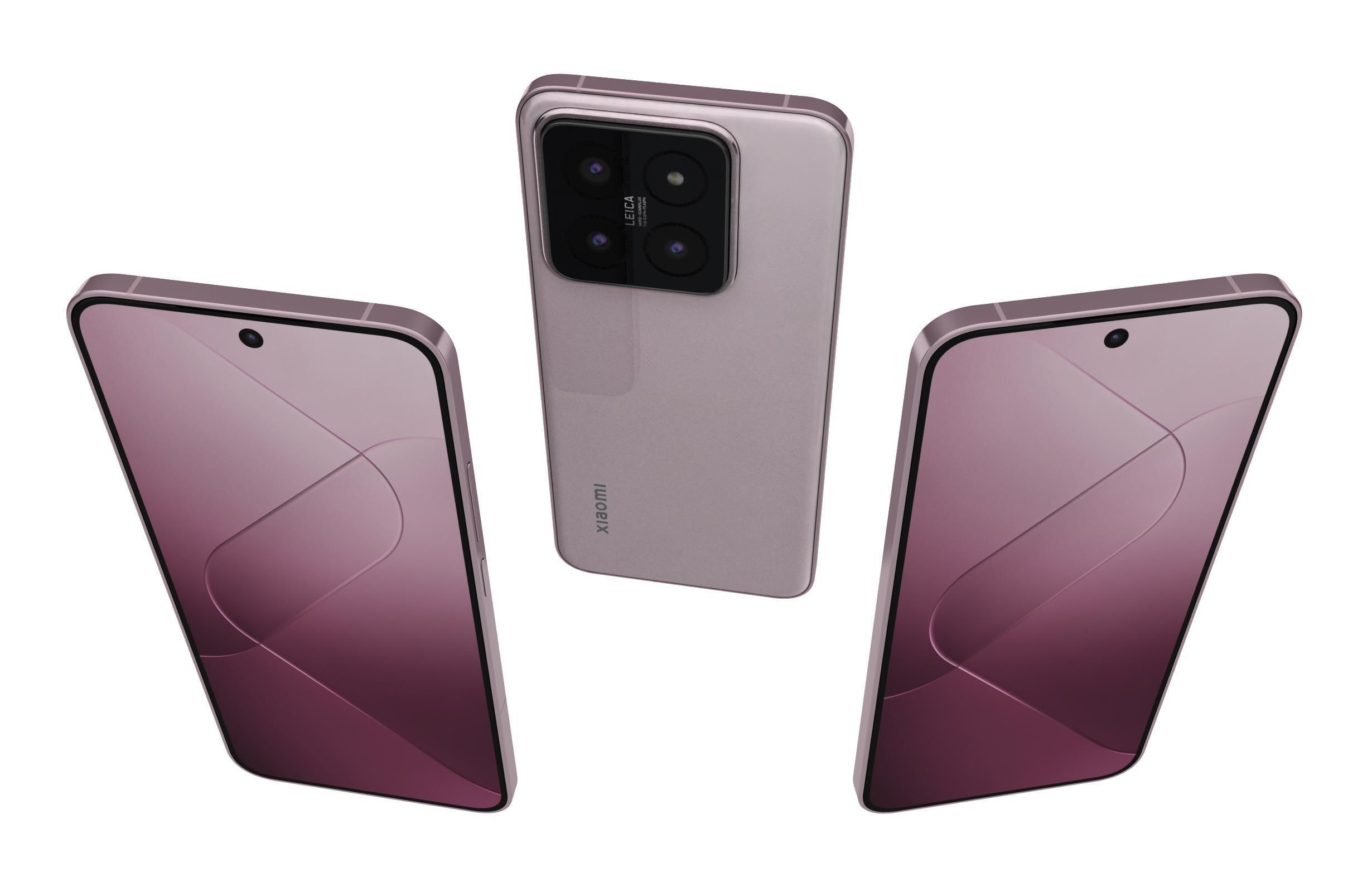 Xiaomi 14 Pink 3D model_1