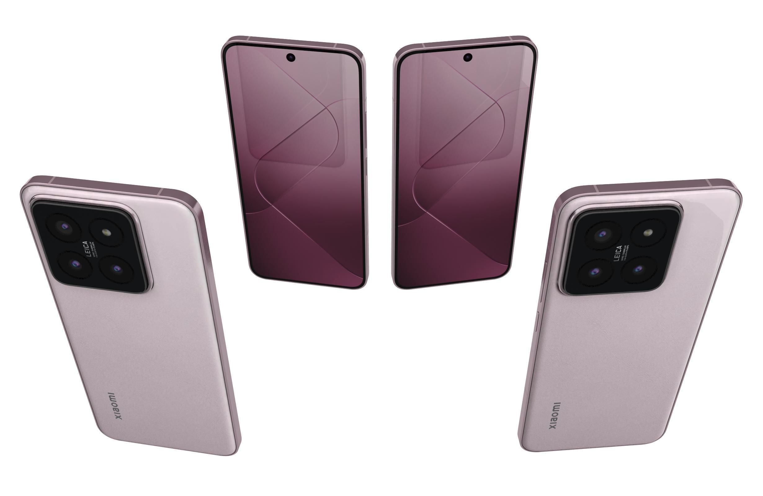 Xiaomi 14 Pink 3D model_4