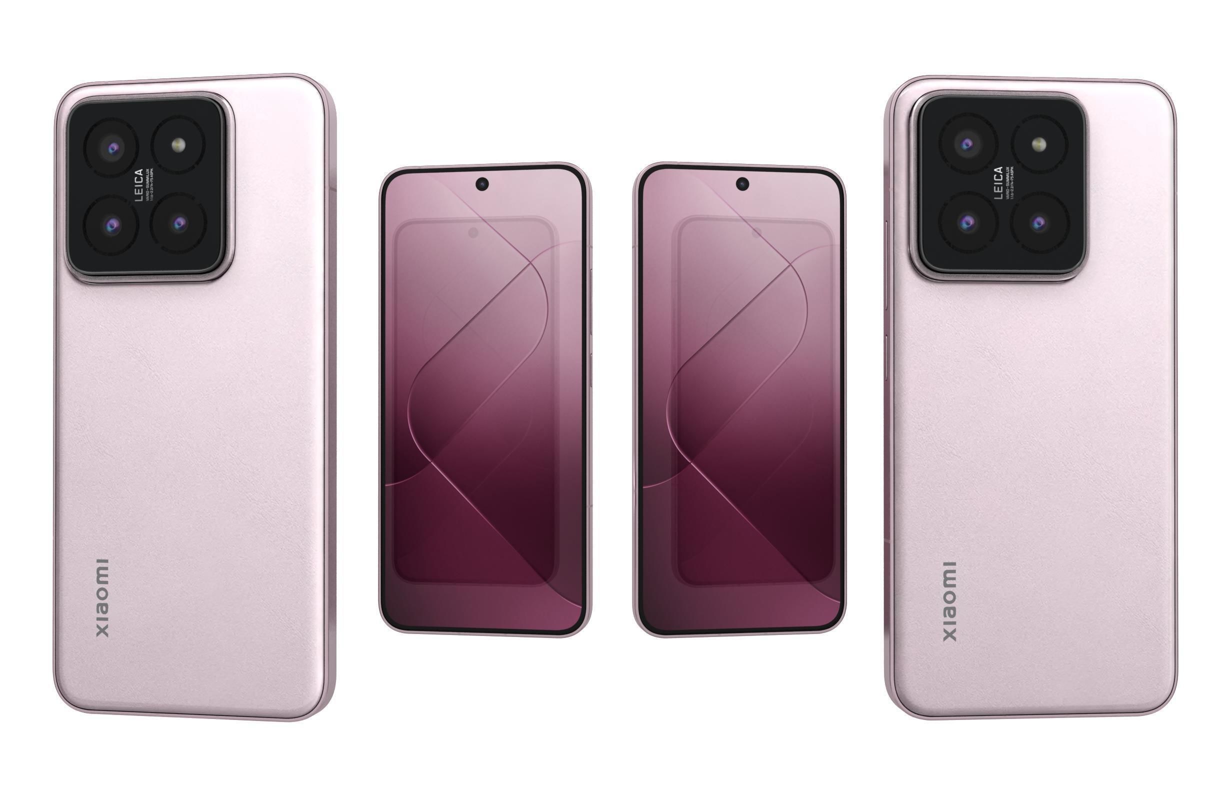 Xiaomi 14 Pink 3D model_3