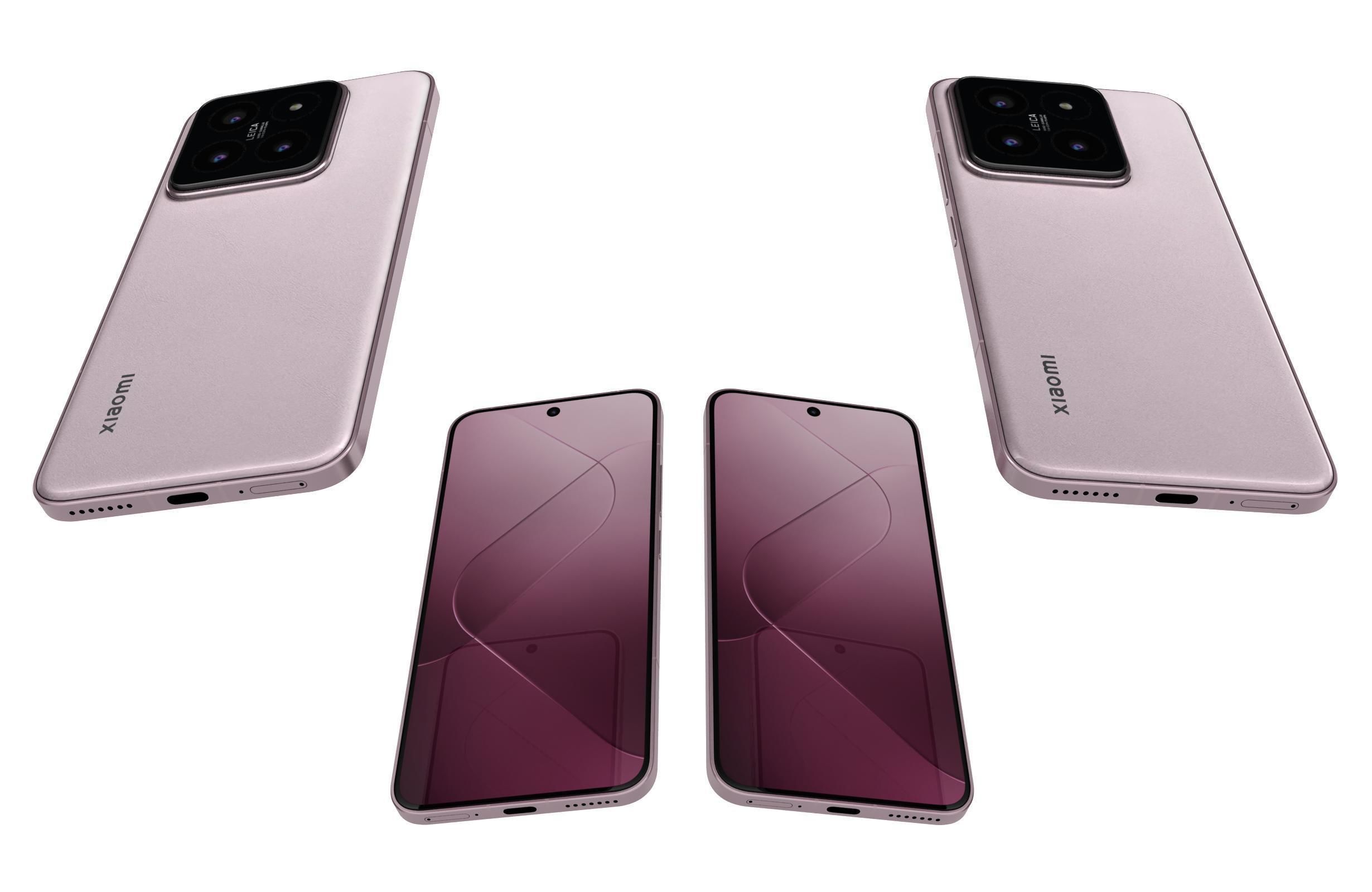 Xiaomi 14 Pink 3D model_5