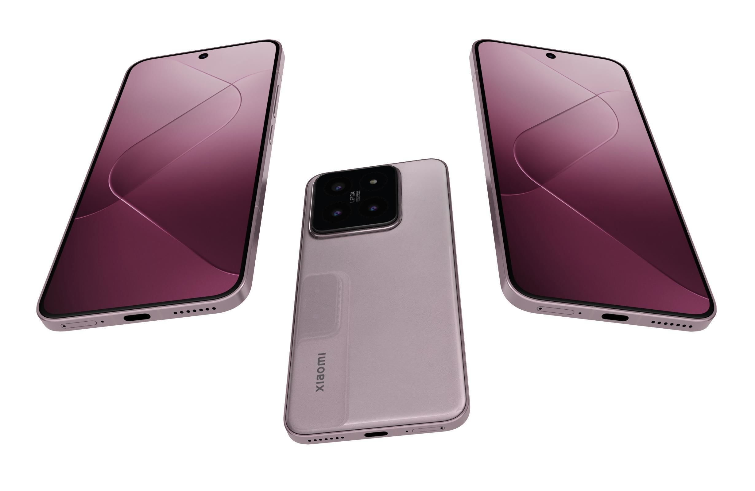 Xiaomi 14 Pink 3D model_2