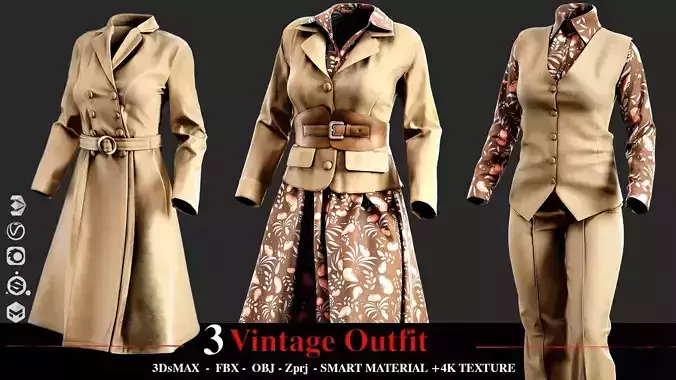3 Vintage Outfit