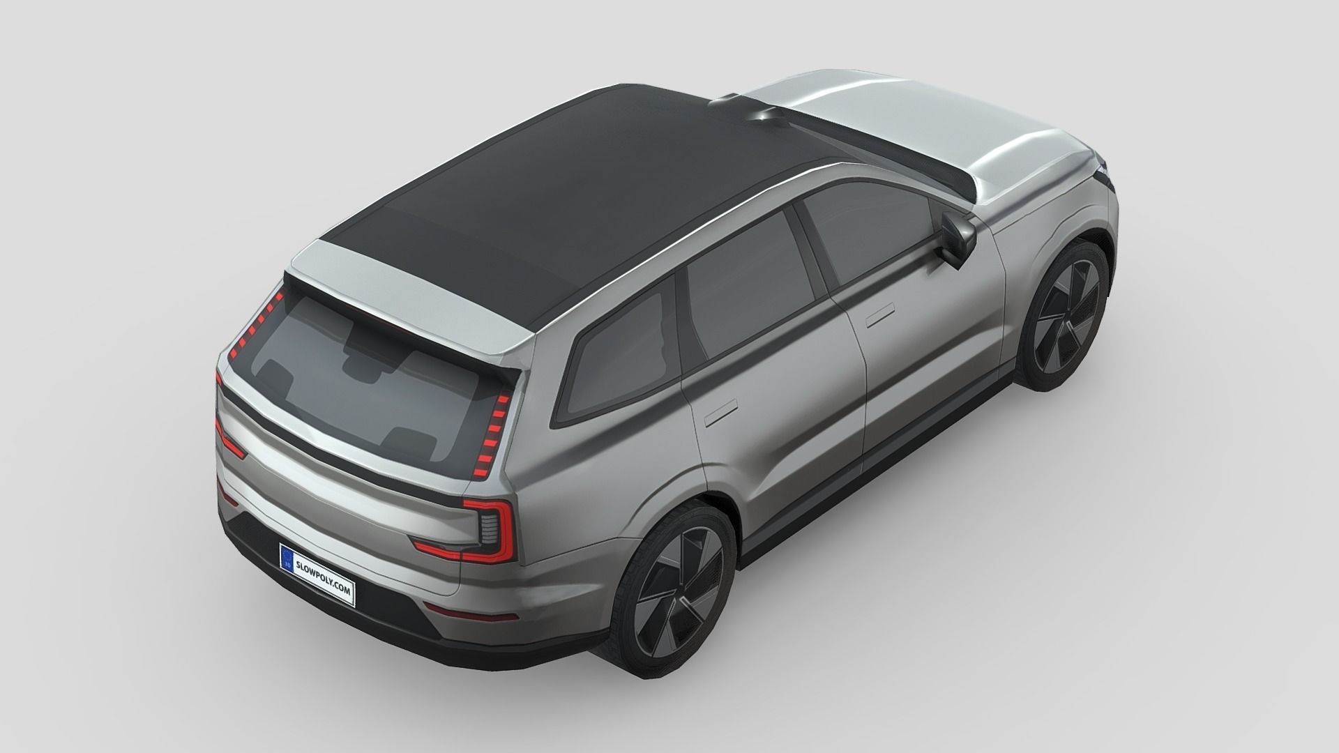 Volvo EX90 Low-poly 3D model_6