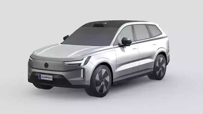 Volvo EX90 Low-poly 3D model