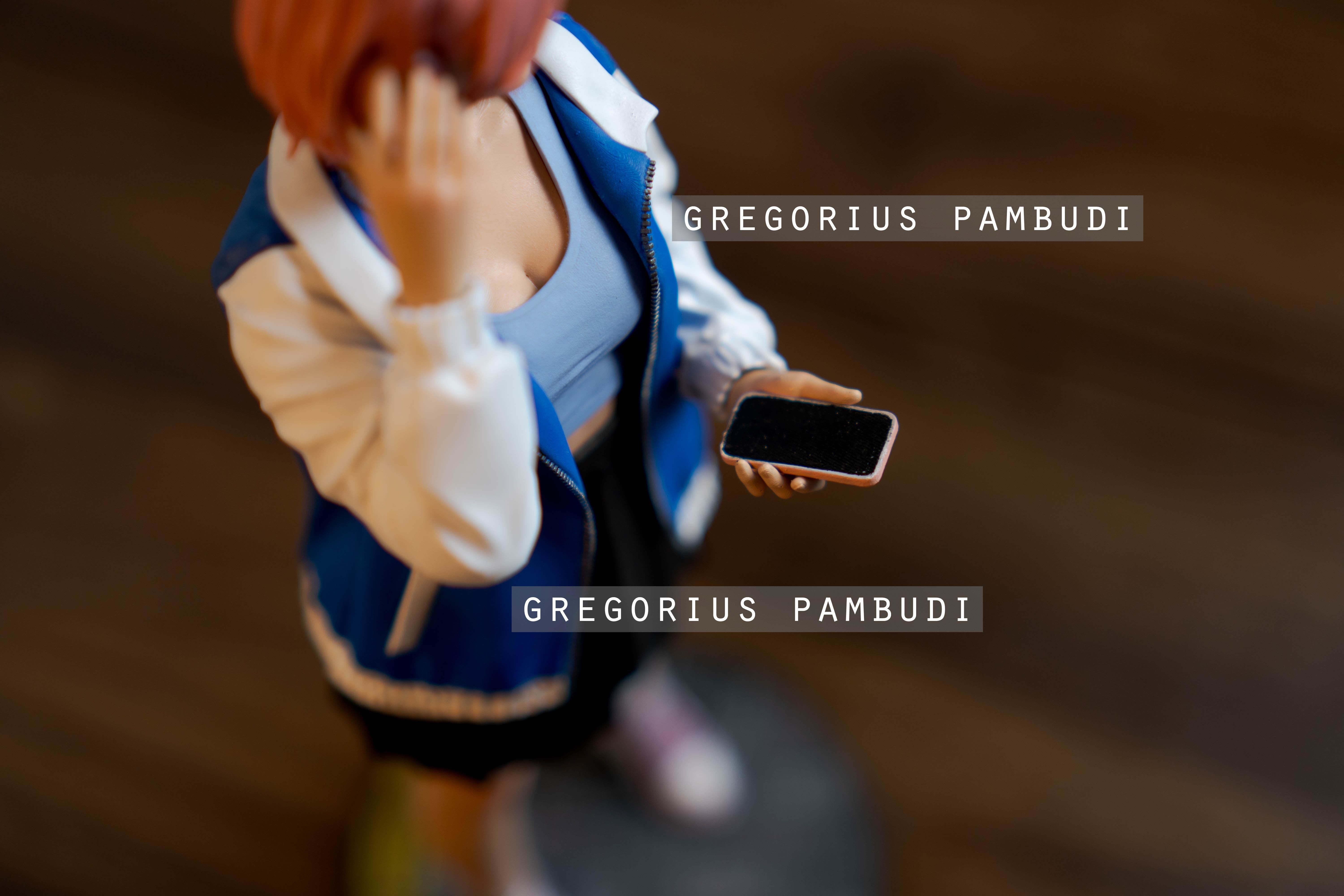 A woman walking on the sidewalk 3d printable 3D print model_12