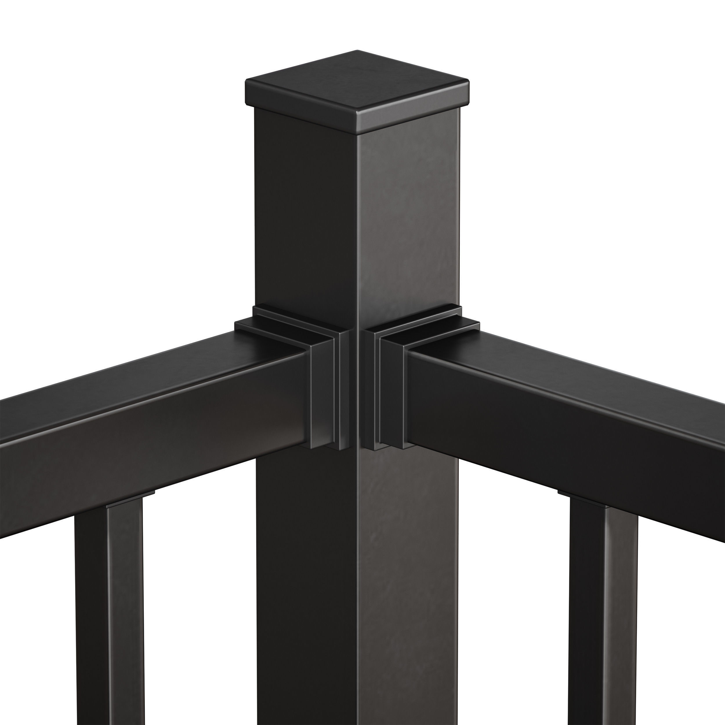 Metal fence 3D model_14