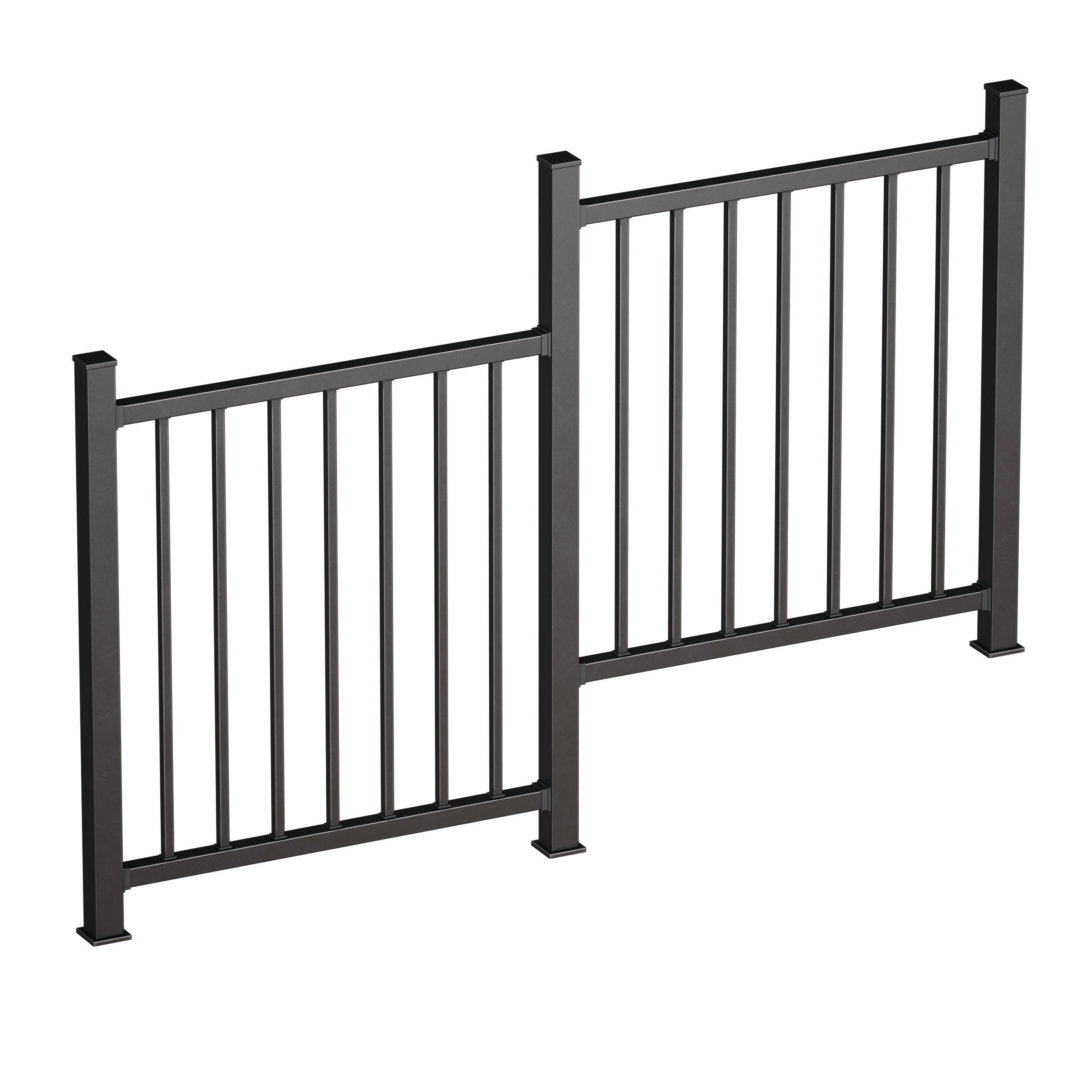 Metal fence 3D model_6