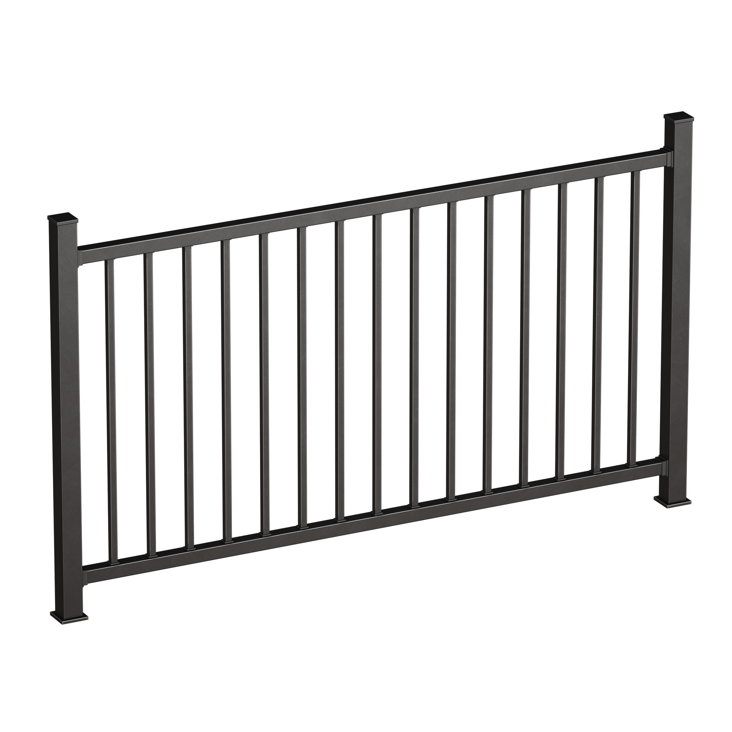 Metal fence 3D model_3